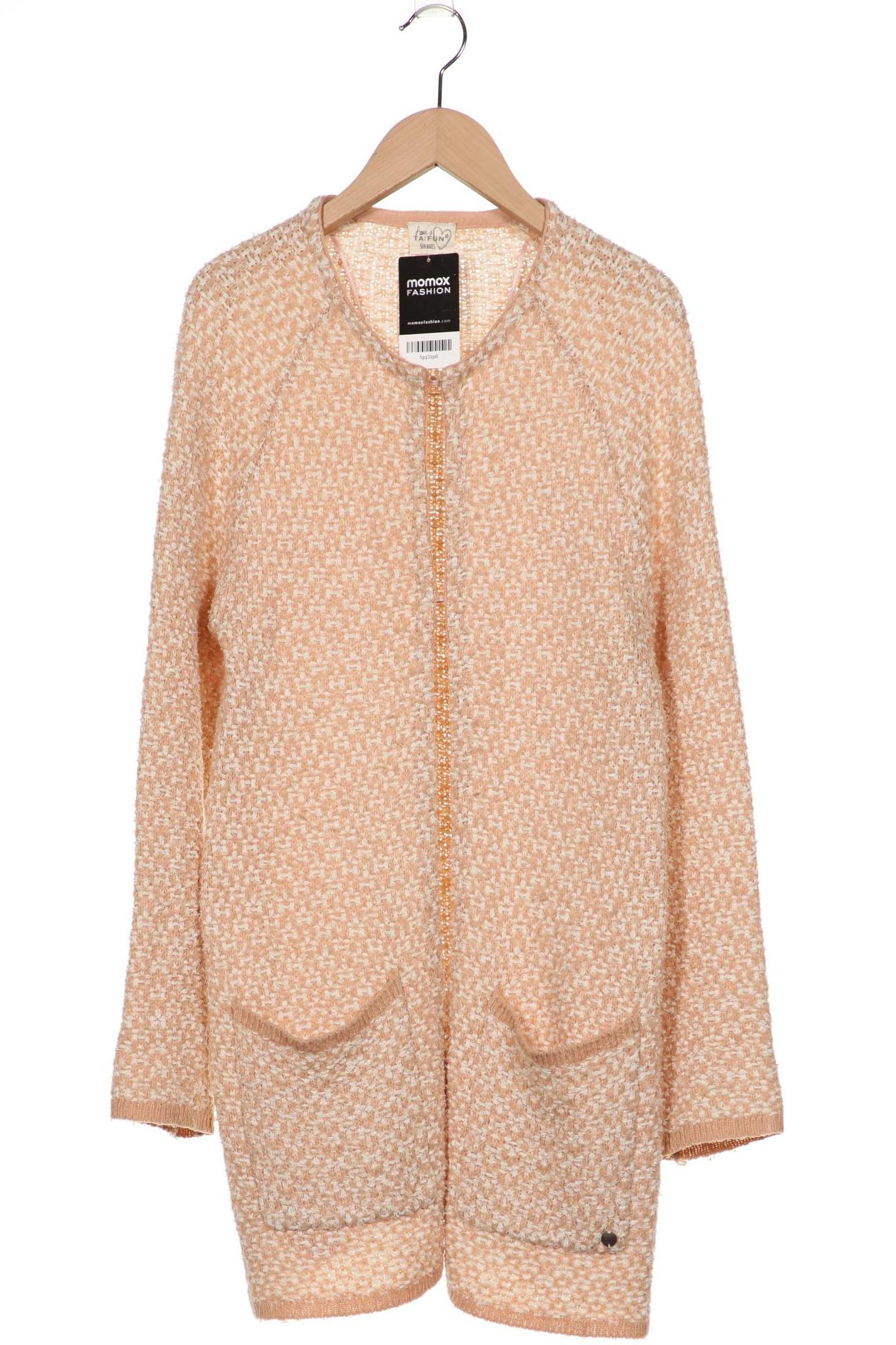 

Taifun Damen Strickjacke, beige, Gr. 38