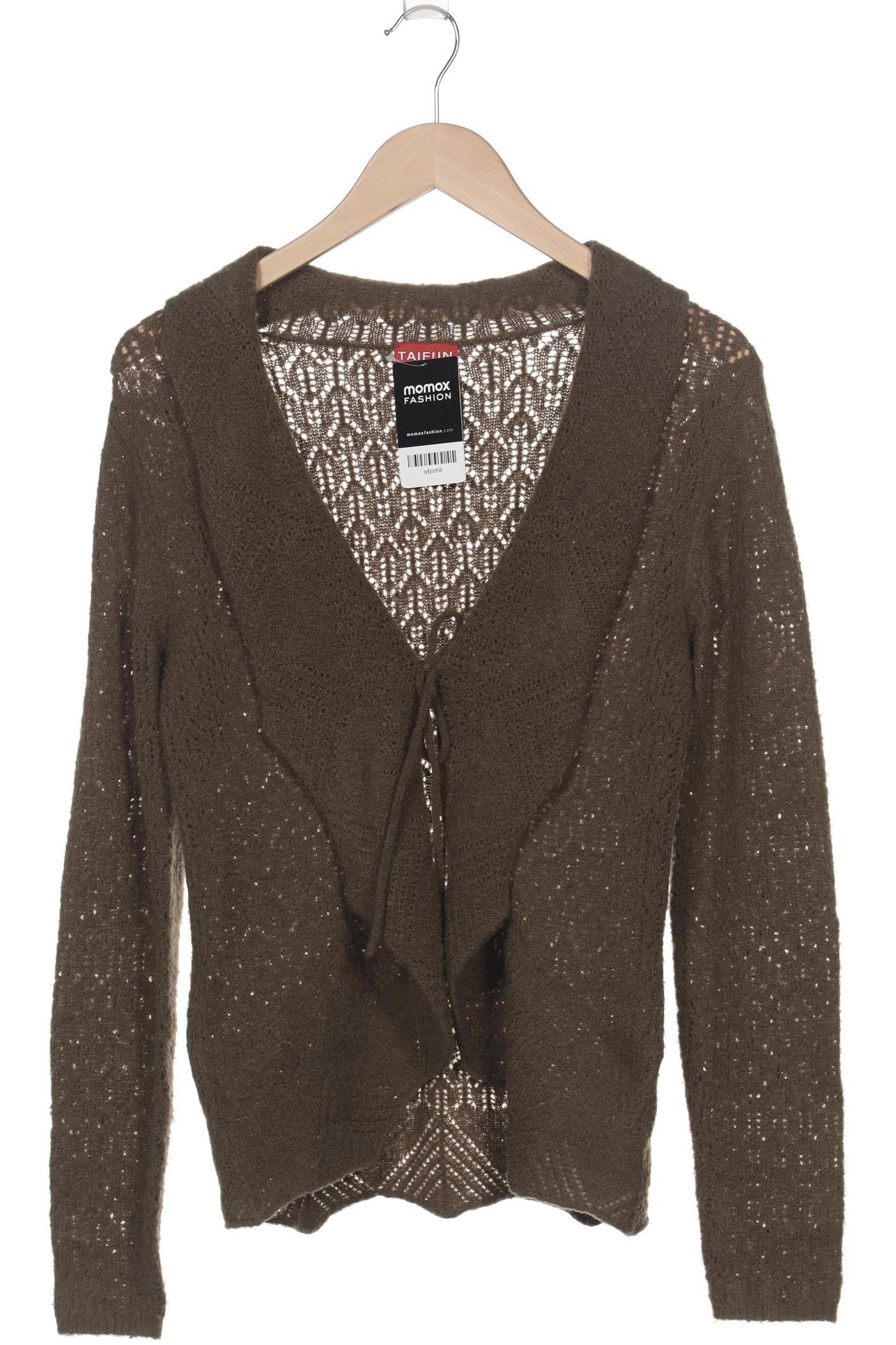 

Taifun Damen Strickjacke, braun, Gr. 38