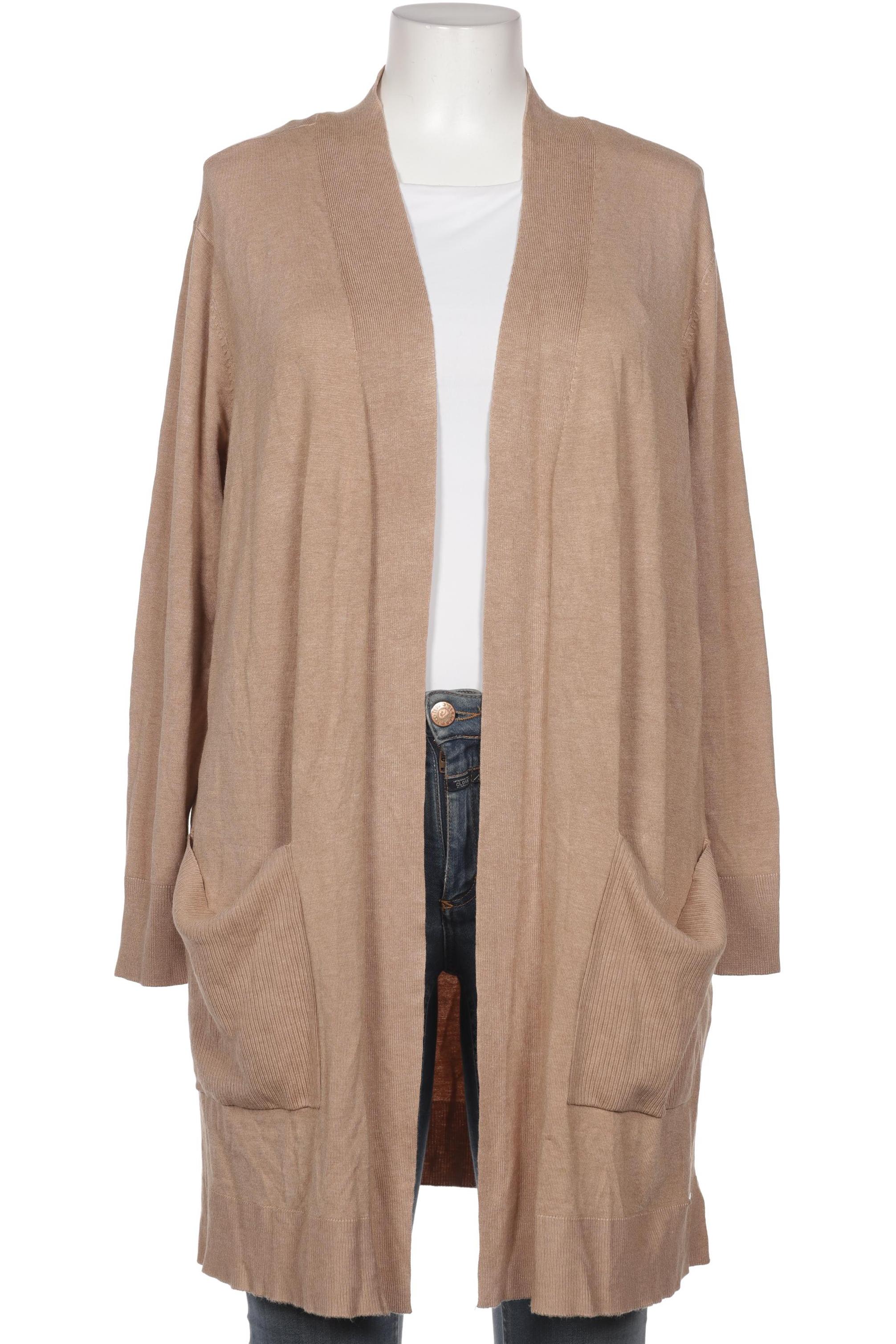 

Taifun Damen Strickjacke, beige, Gr. 46