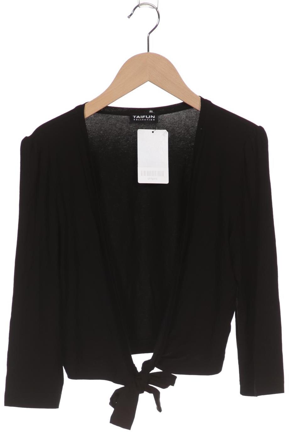 

TAIFUN Damen Strickjacke, schwarz