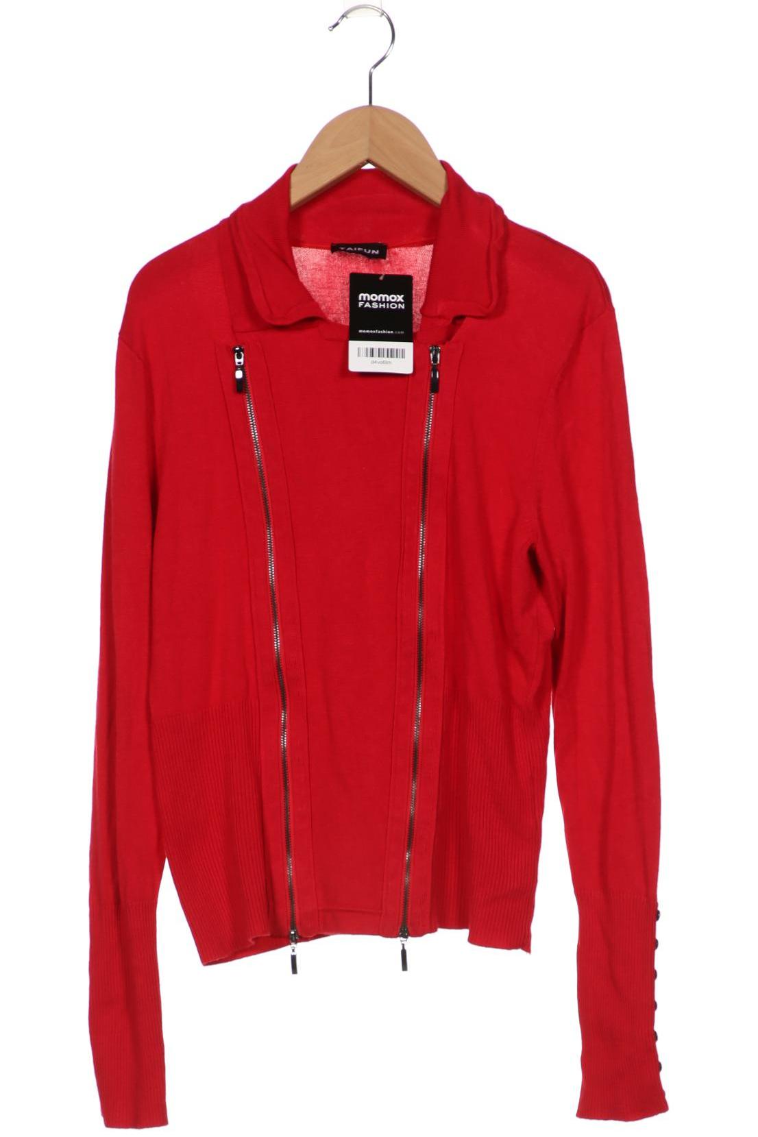 

Taifun Damen Strickjacke, rot, Gr. 36