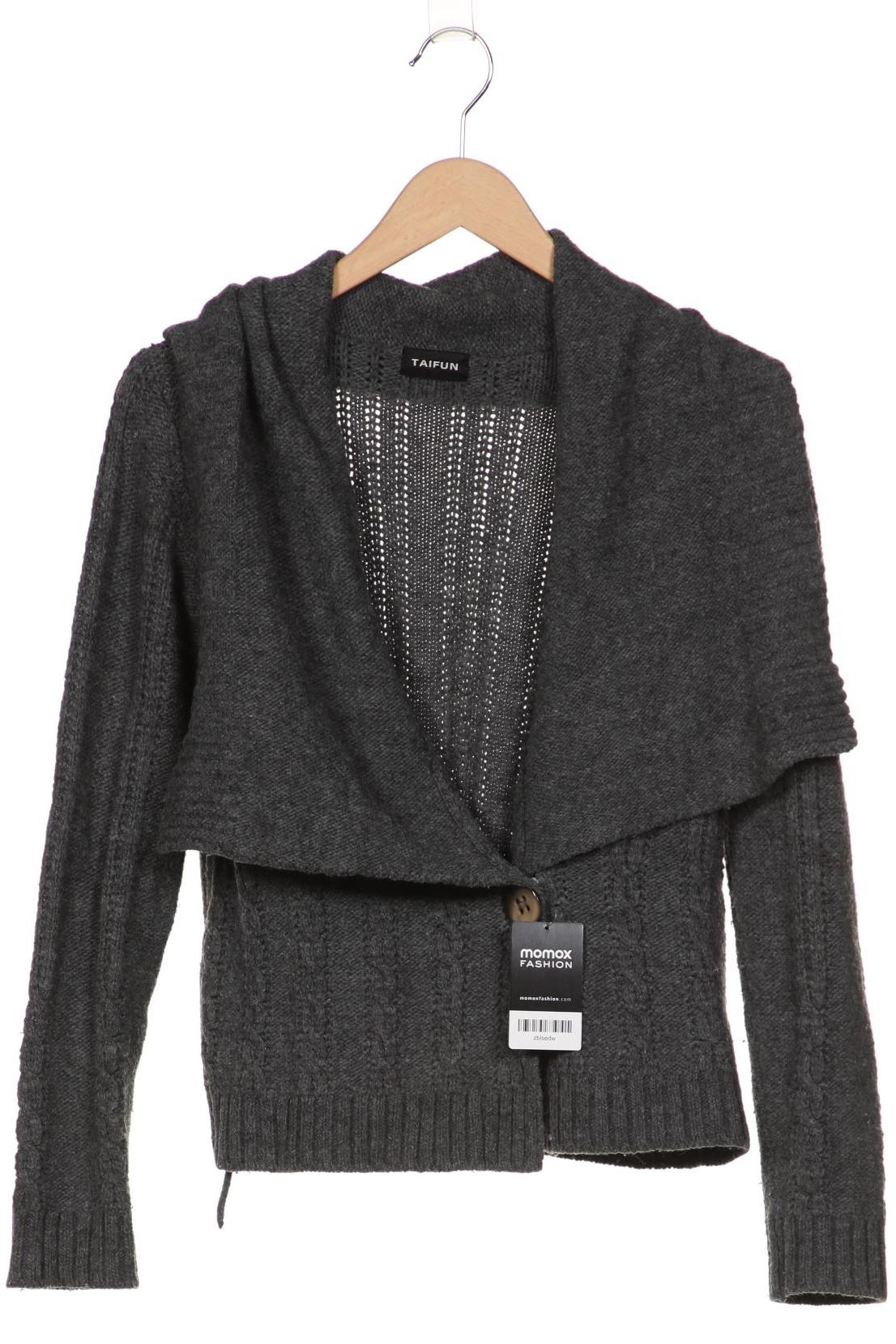 

Taifun Damen Strickjacke, grau, Gr. 34