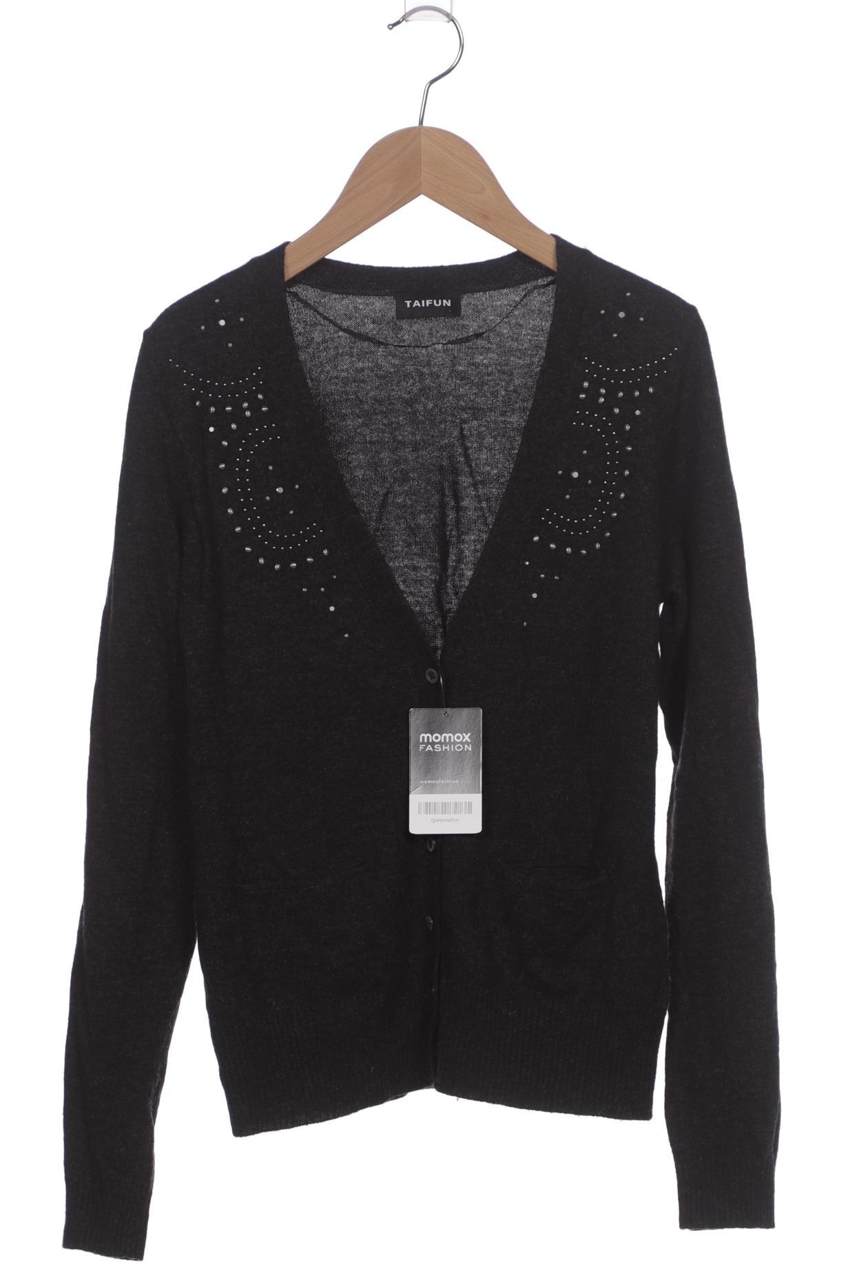 

Taifun Damen Strickjacke, grau, Gr. 36
