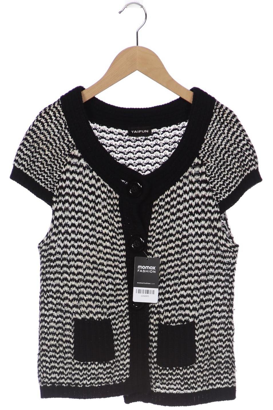 

Taifun Damen Strickjacke, schwarz, Gr. 36