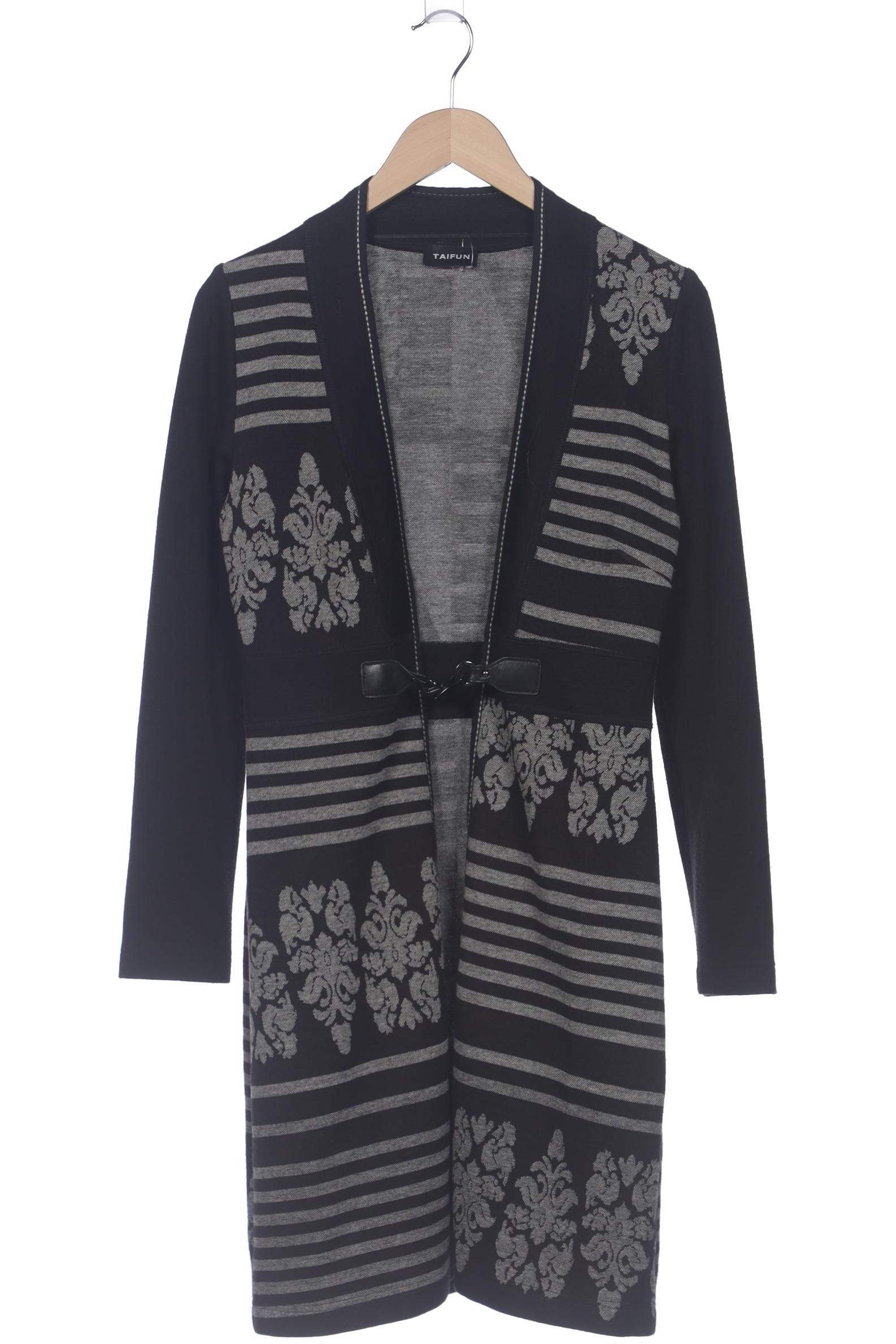 

Taifun Damen Strickjacke, schwarz, Gr. 38