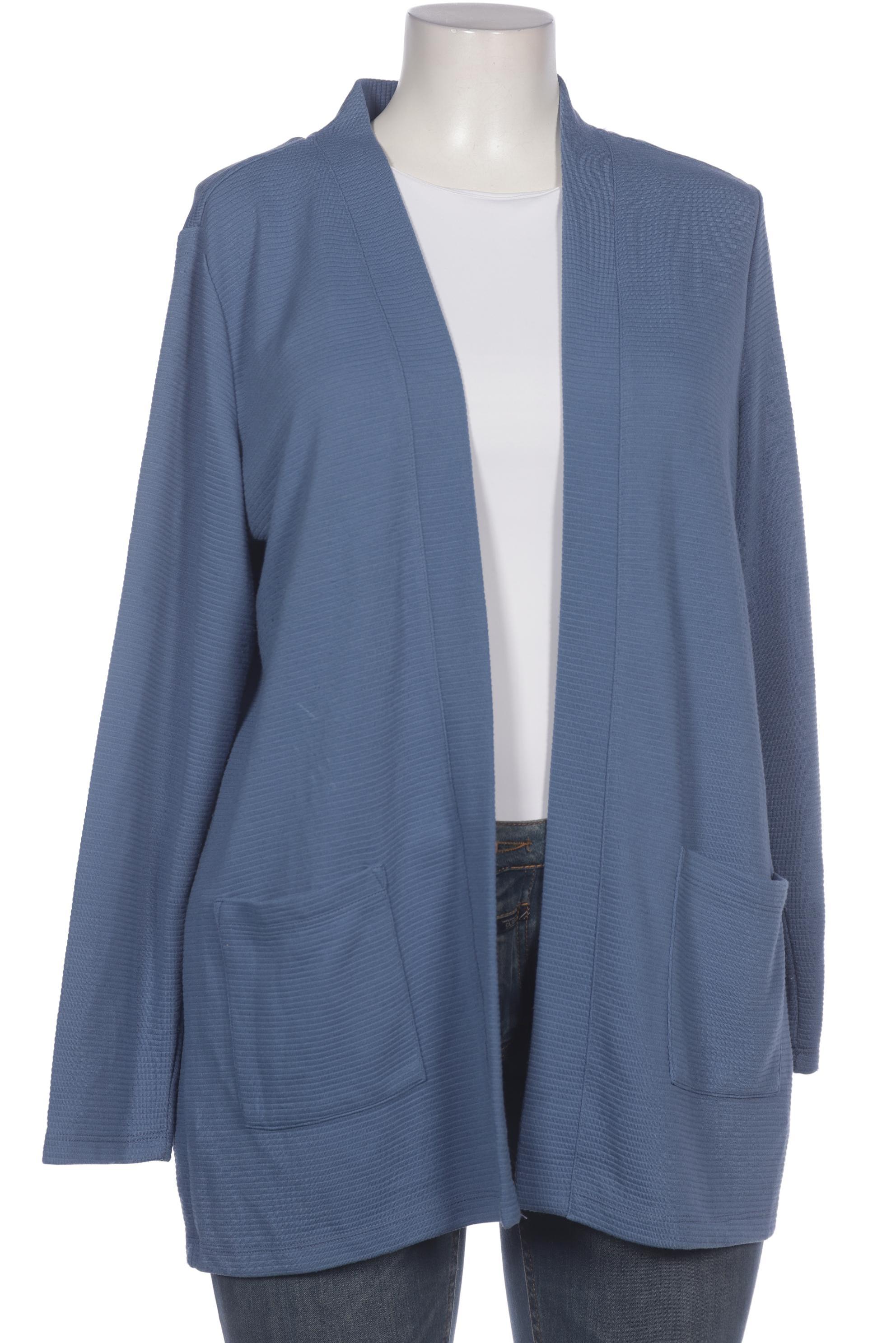 

Taifun Damen Strickjacke, blau, Gr. 46