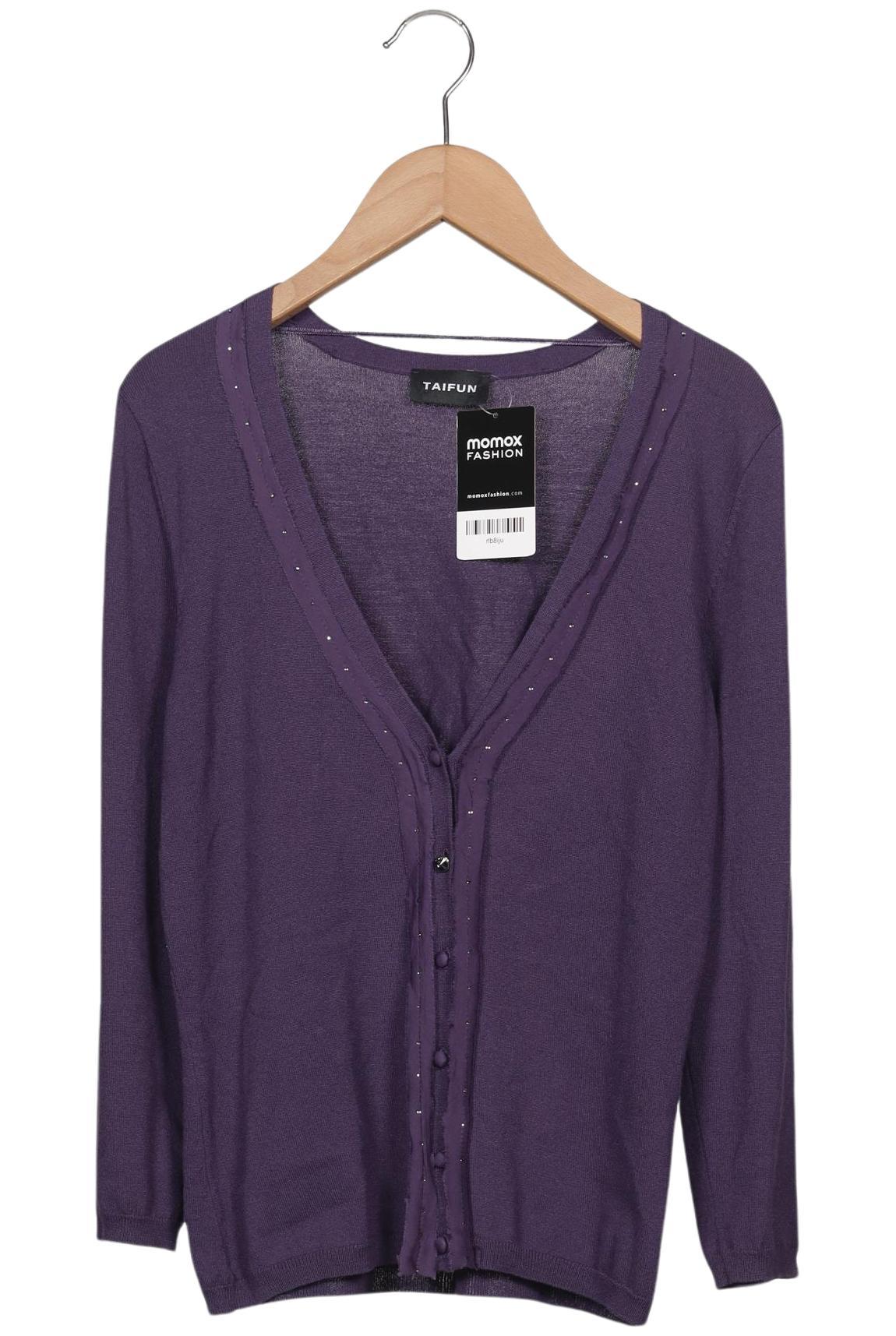 

Taifun Damen Strickjacke, flieder, Gr. 38