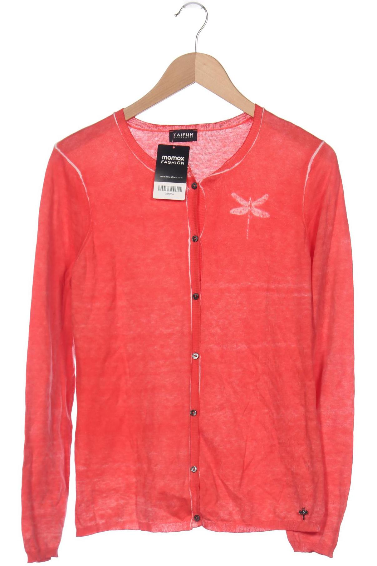 

Taifun Damen Strickjacke, rot, Gr. 44