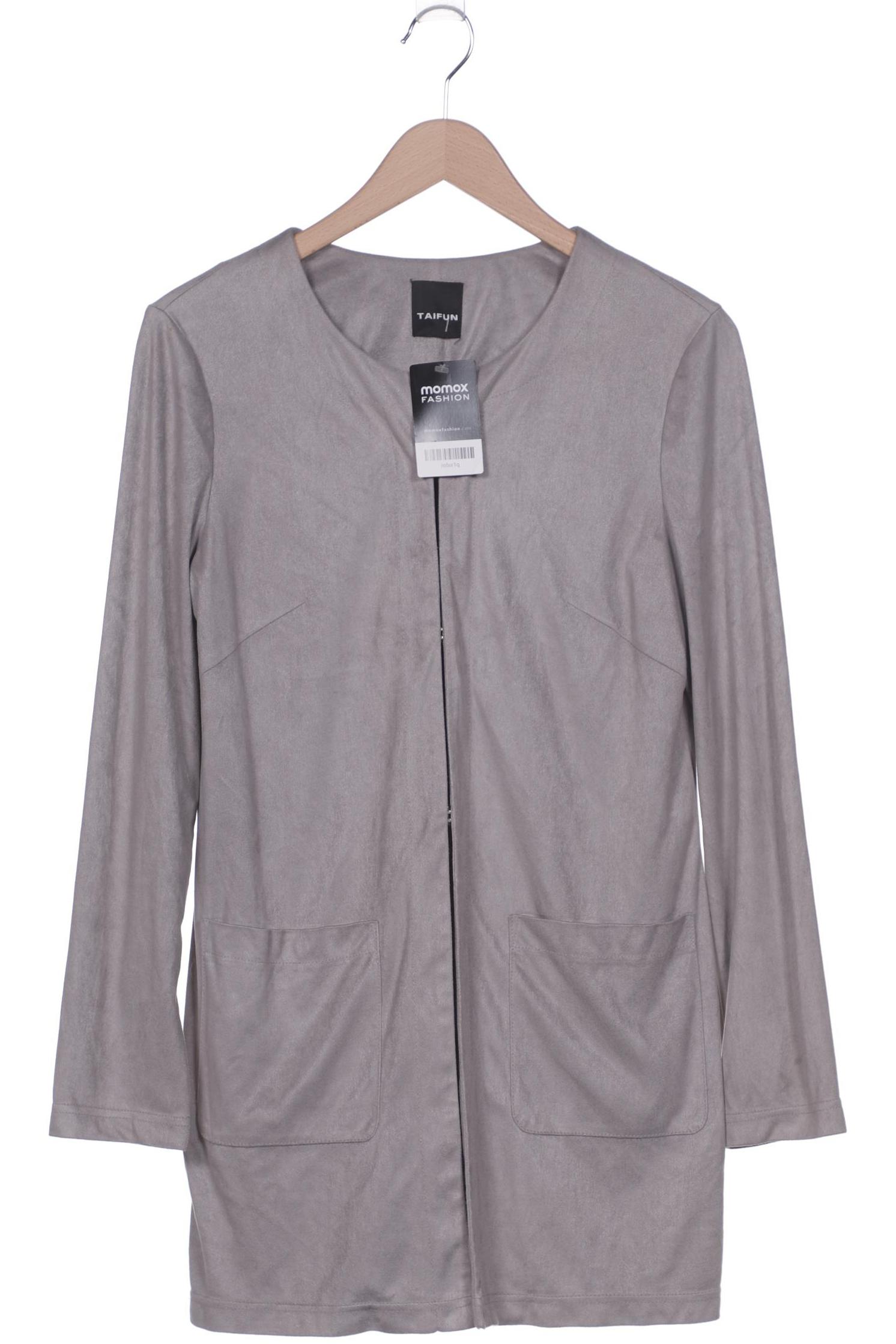 

Taifun Damen Strickjacke, grau, Gr. 38