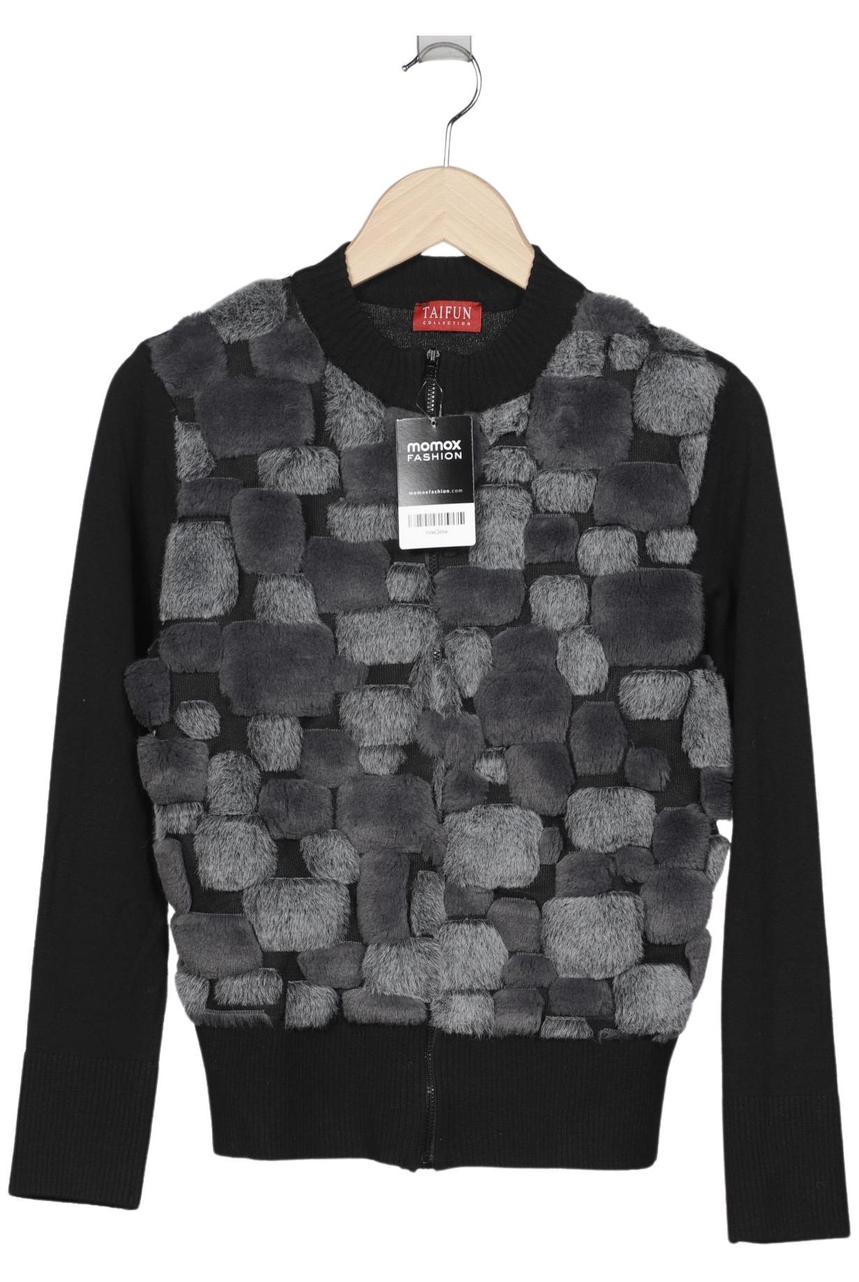 

Taifun Damen Strickjacke, schwarz, Gr. 40