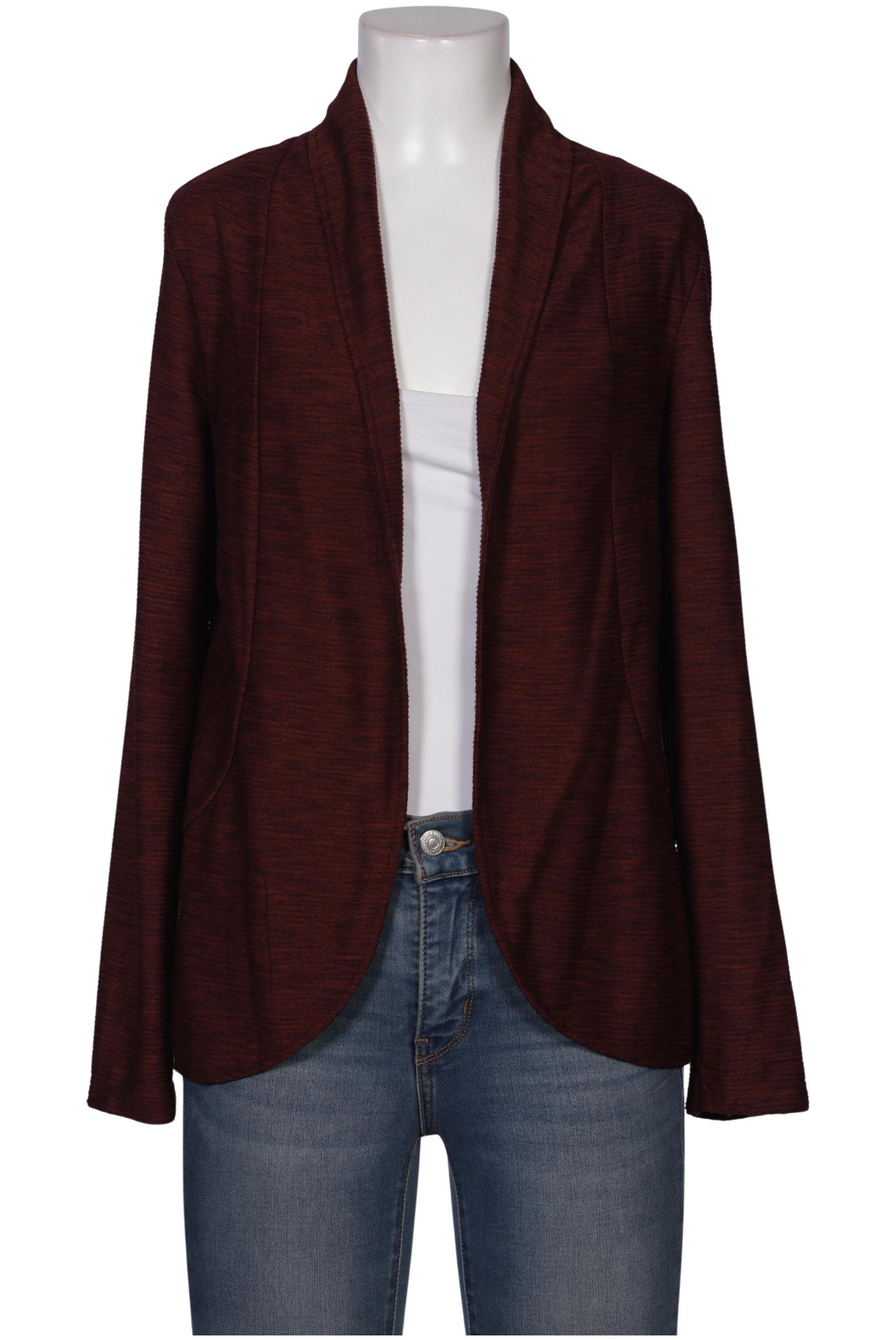 

Taifun Damen Strickjacke, bordeaux, Gr. 40
