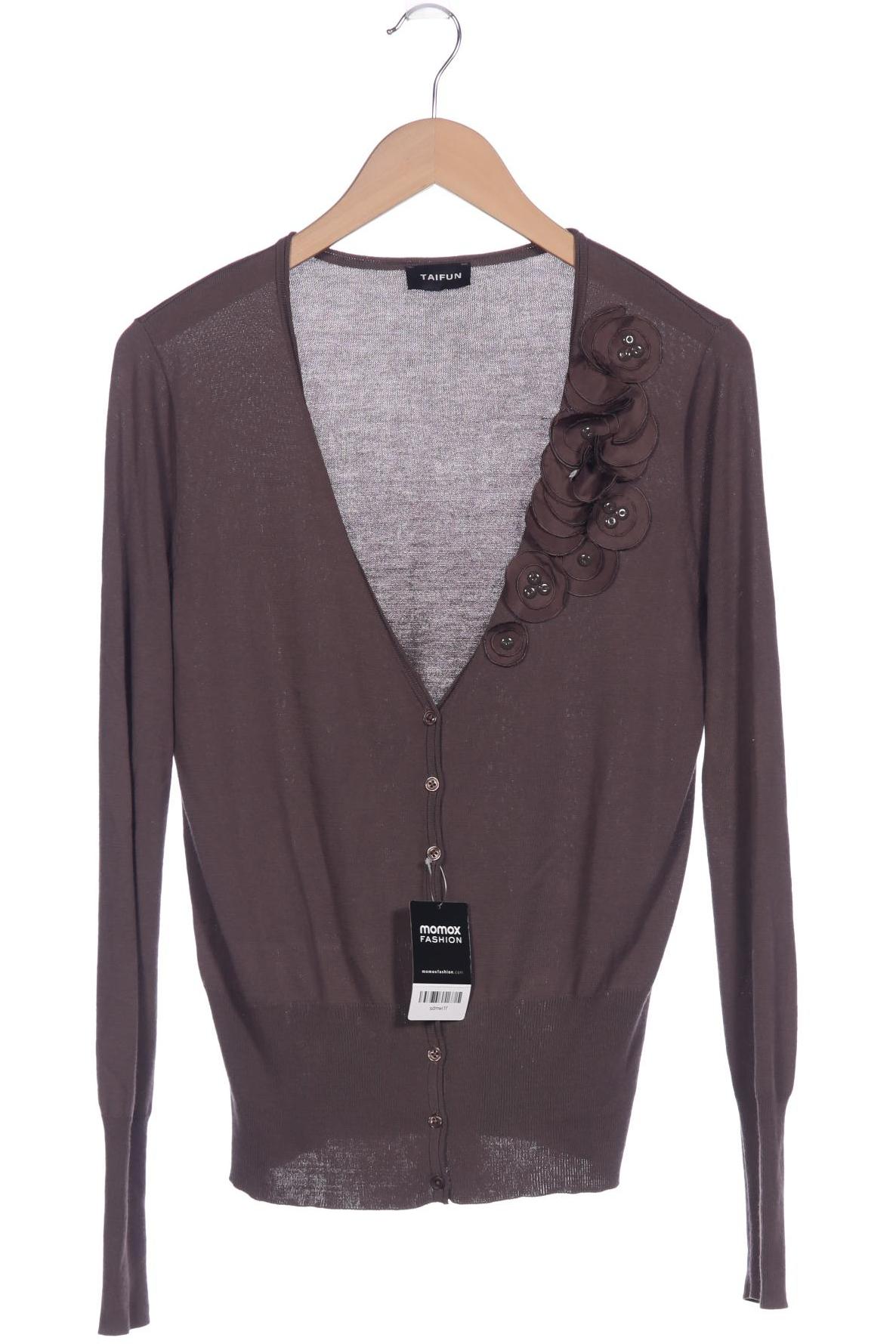 

Taifun Damen Strickjacke, grau, Gr. 42