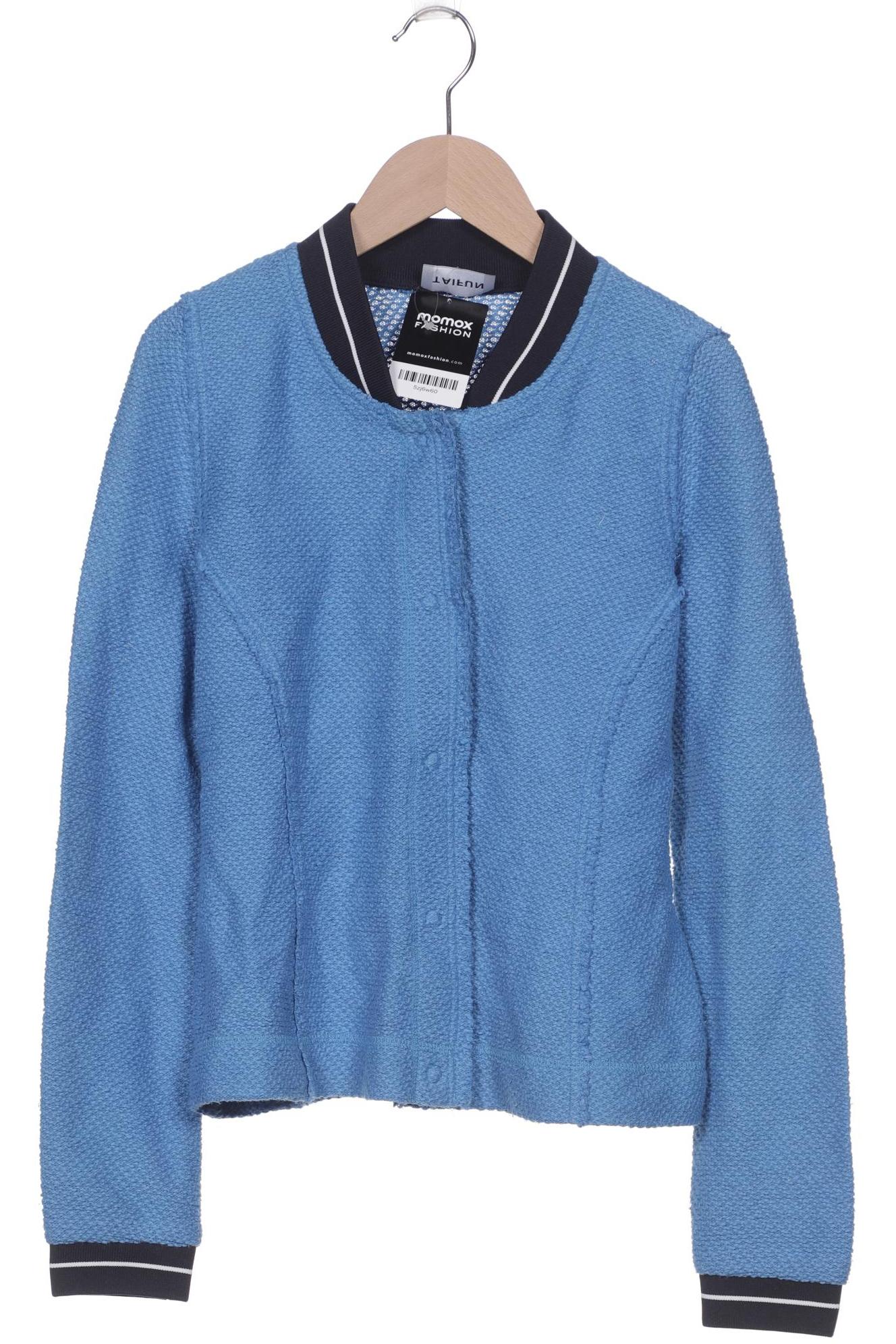 

Taifun Damen Strickjacke, blau, Gr. 36