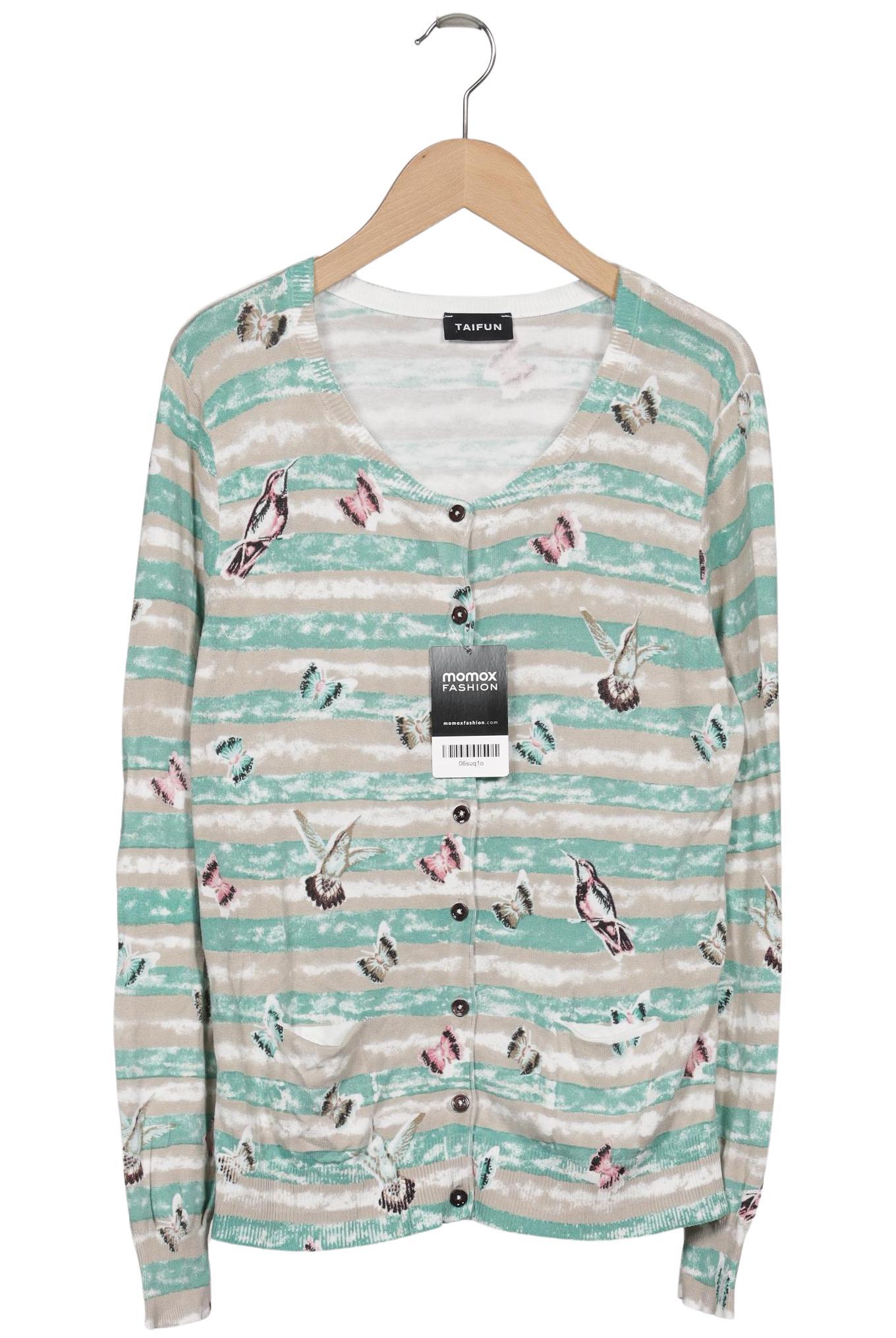 

Taifun Damen Strickjacke, türkis, Gr. 40