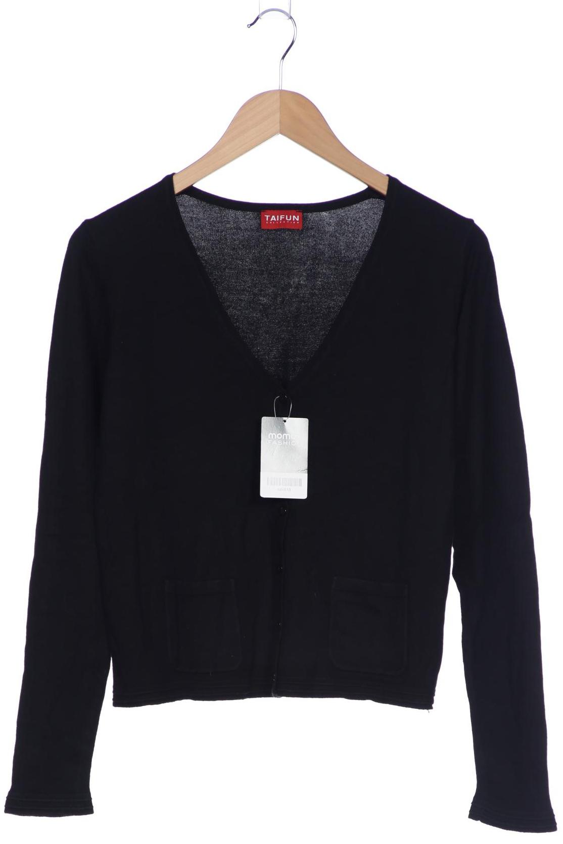

Taifun Damen Strickjacke, schwarz, Gr. 36
