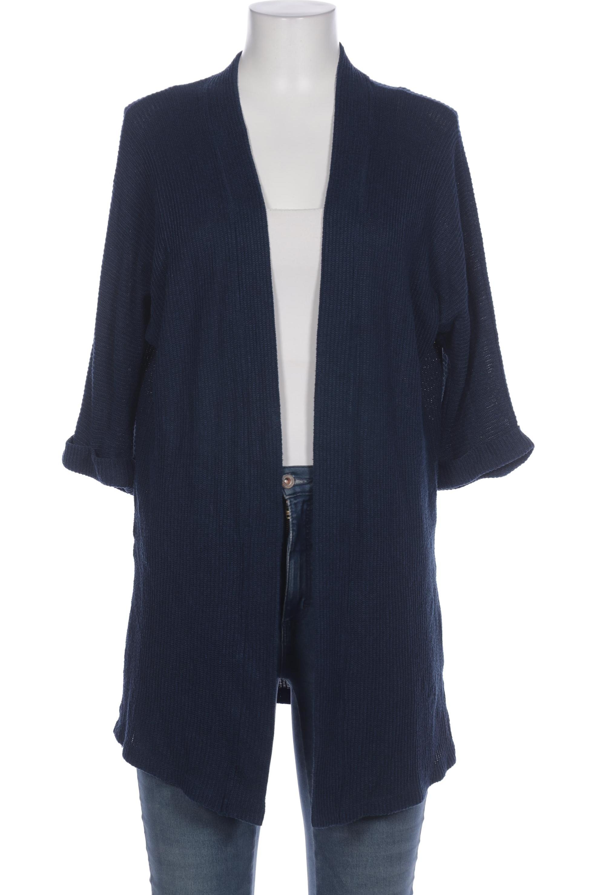 

Taifun Damen Strickjacke, blau, Gr. 40