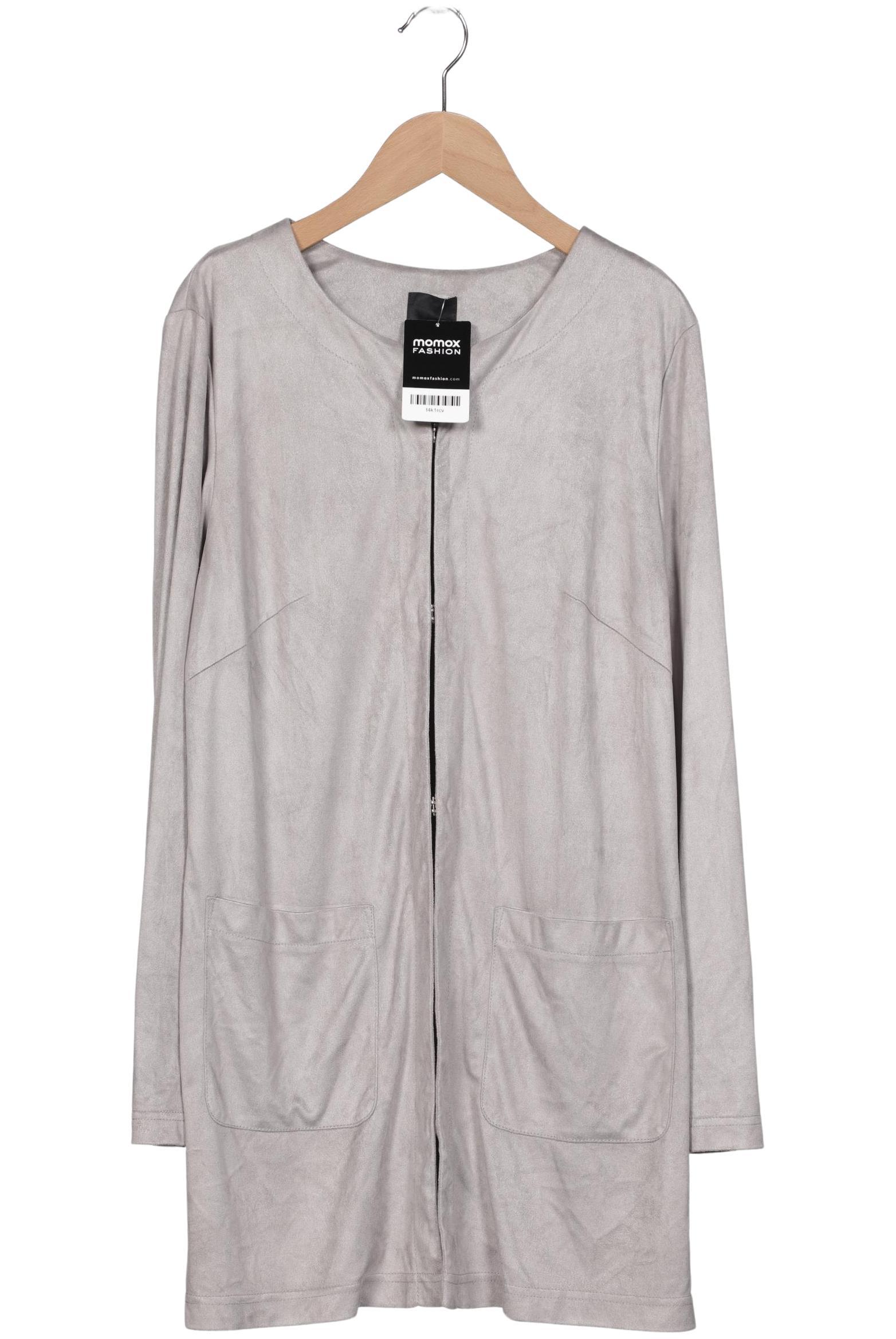 

Taifun Damen Strickjacke, grau, Gr. 40