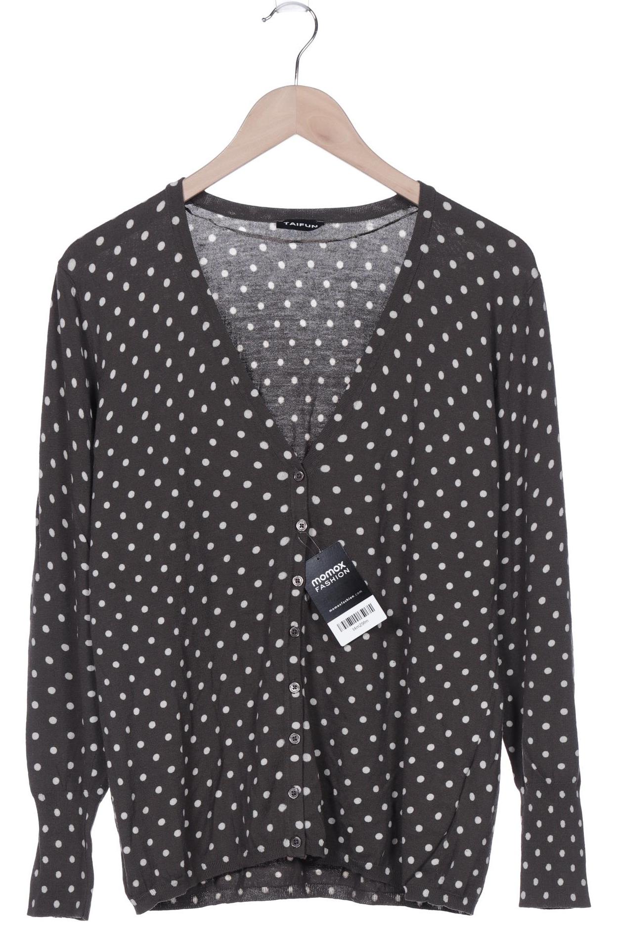 

Taifun Damen Strickjacke, braun, Gr. 44