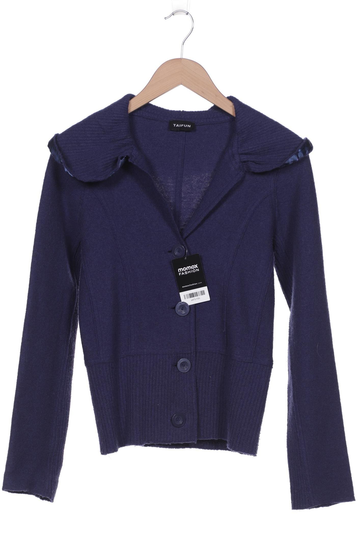 

Taifun Damen Strickjacke, marineblau, Gr. 36