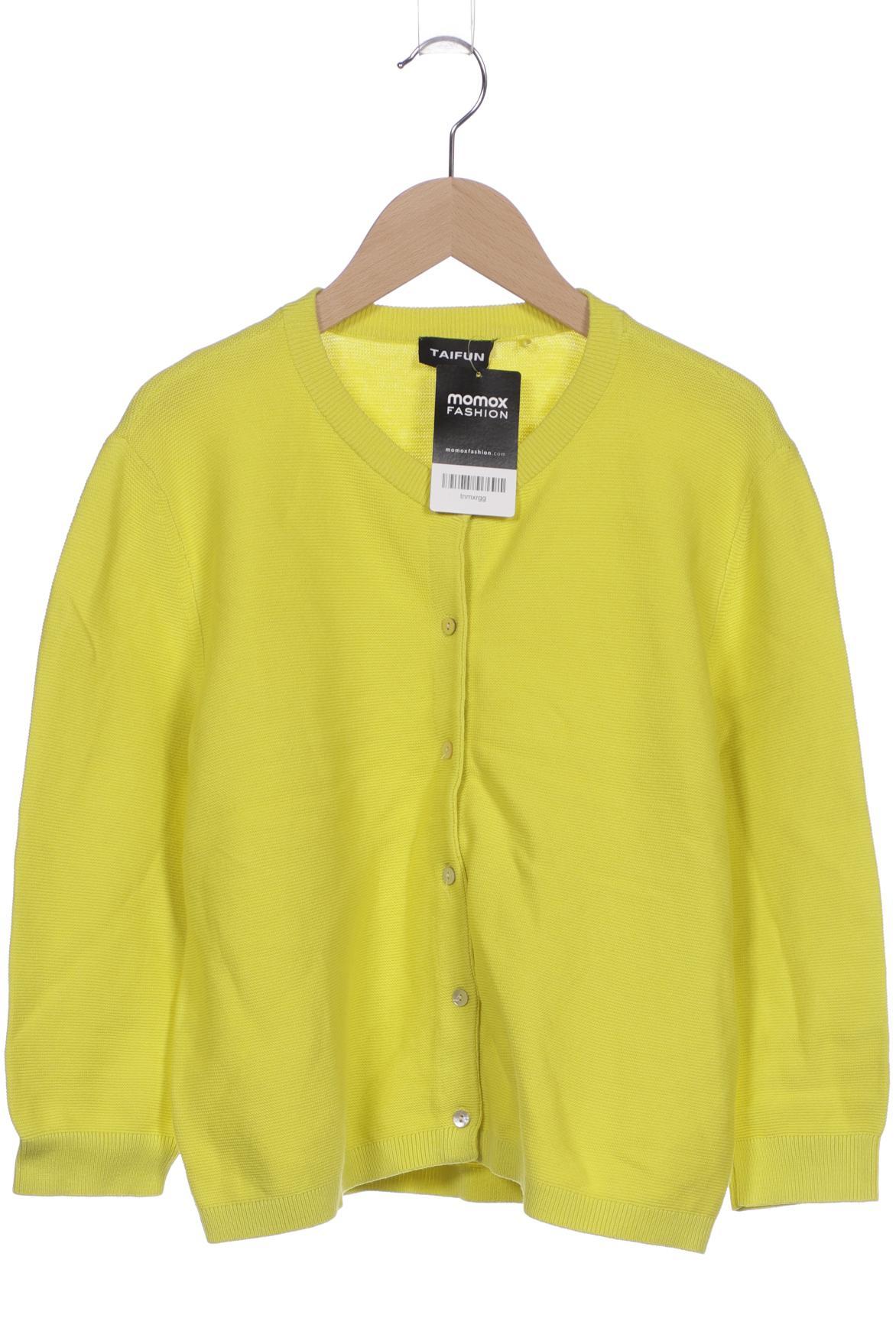 

Taifun Damen Strickjacke, gelb, Gr. 38