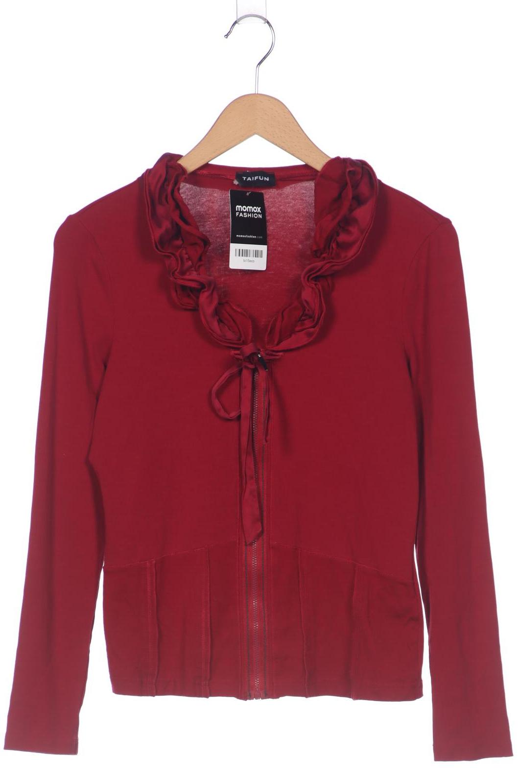 

Taifun Damen Strickjacke, rot, Gr. 38