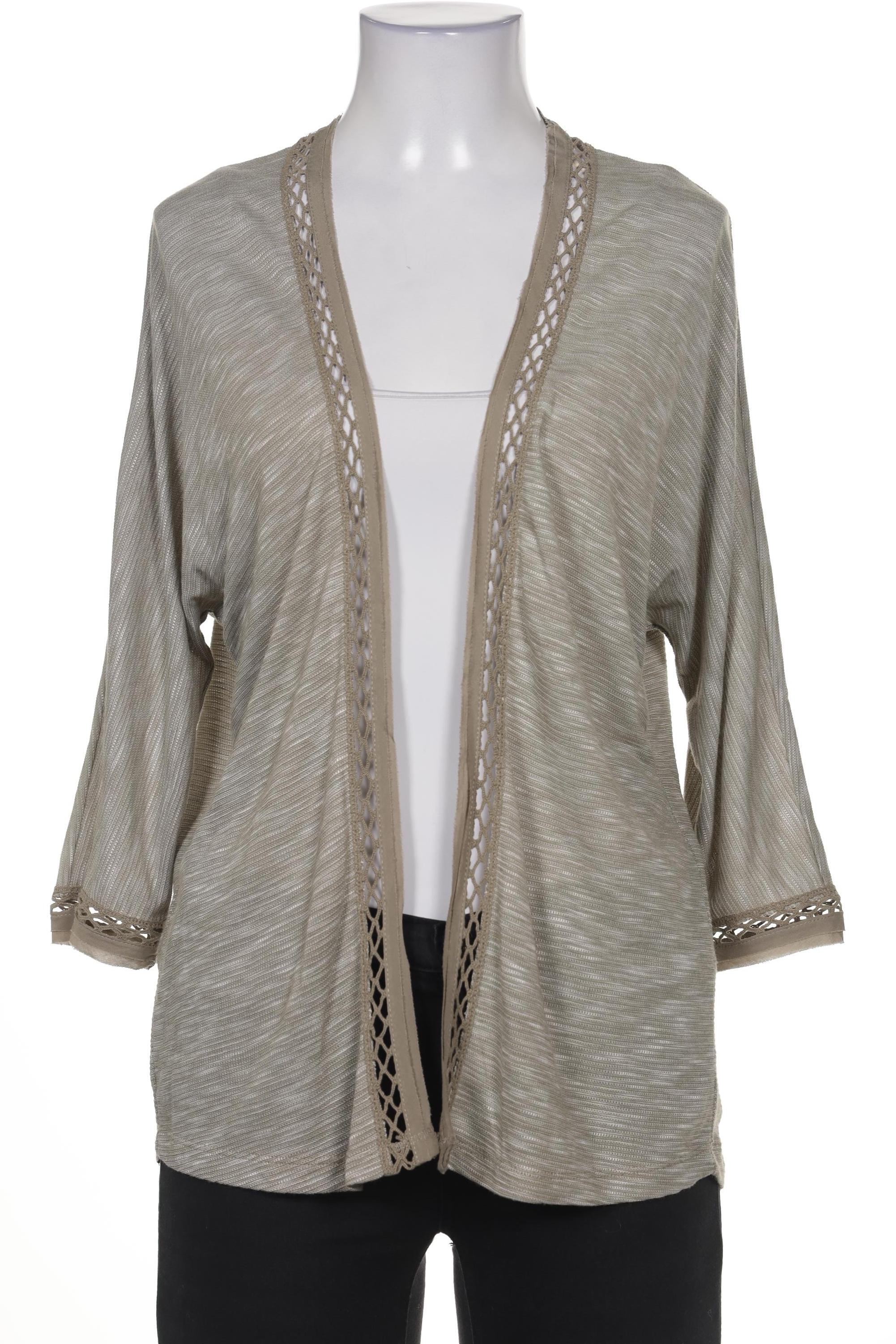 

Taifun Damen Strickjacke, beige, Gr. 34