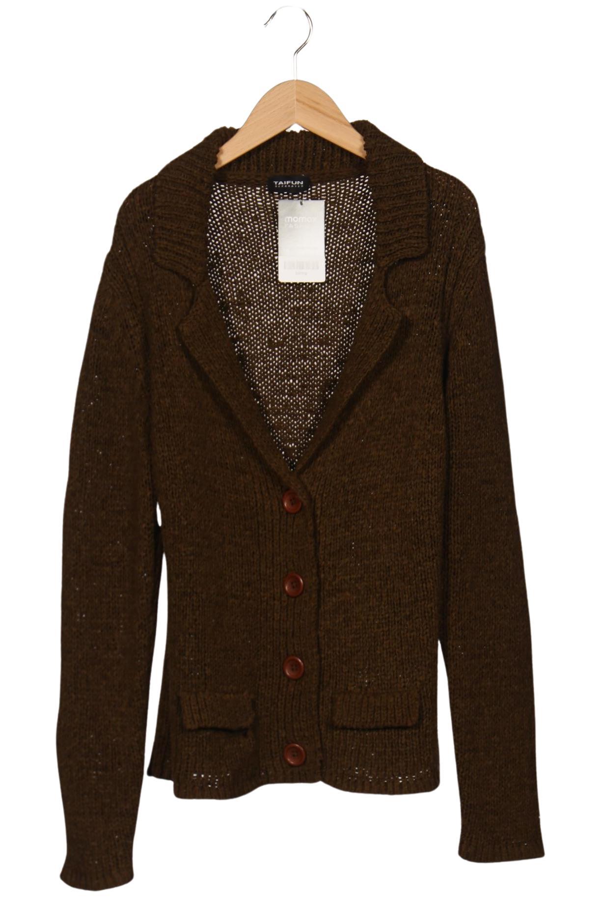 

Taifun Damen Strickjacke, grün, Gr. 42