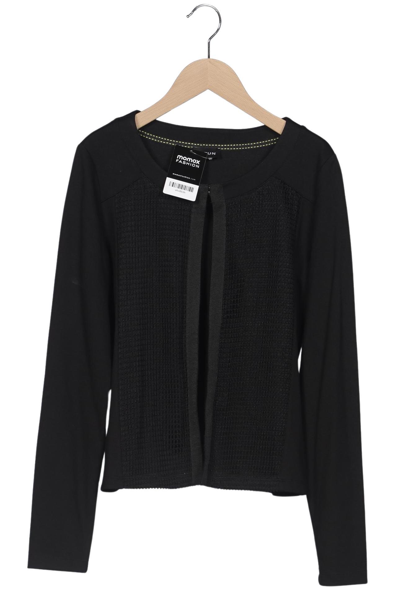 

Taifun Damen Strickjacke, schwarz, Gr. 36