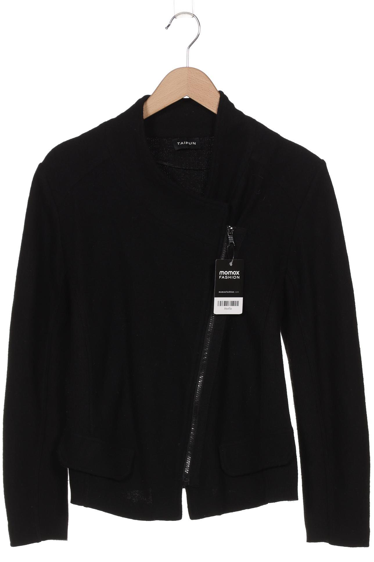 

Taifun Damen Strickjacke, schwarz, Gr. 44