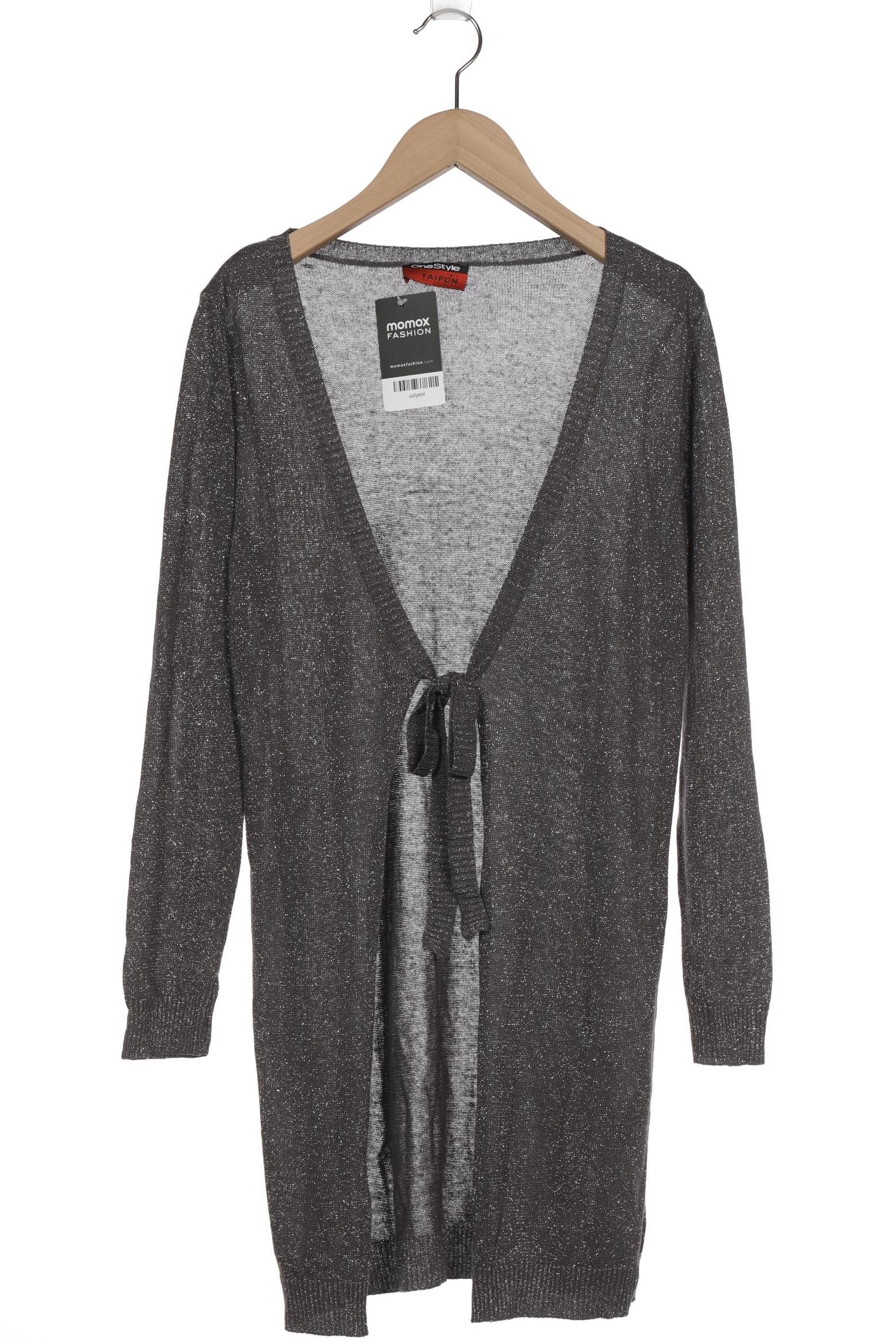 

Taifun Damen Strickjacke, grau, Gr. 34