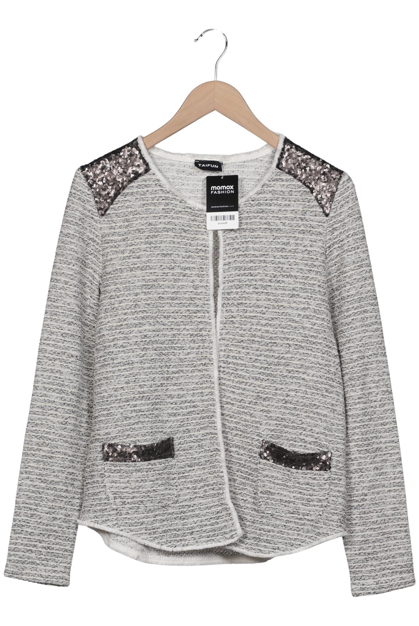 

Taifun Damen Strickjacke, cremeweiß, Gr. 44