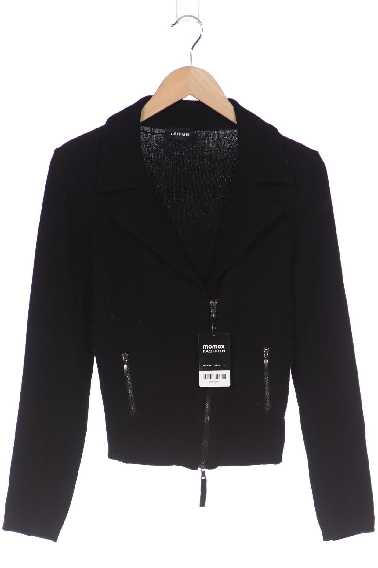 

TAIFUN Damen Strickjacke, schwarz