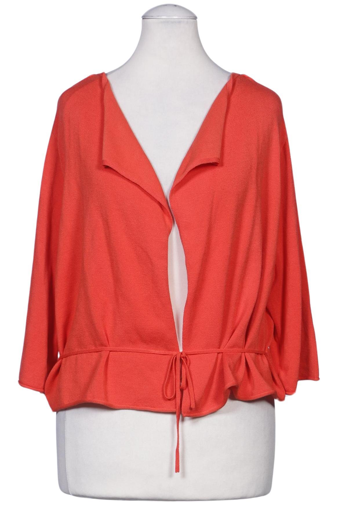 

Taifun Damen Strickjacke, orange, Gr. 36