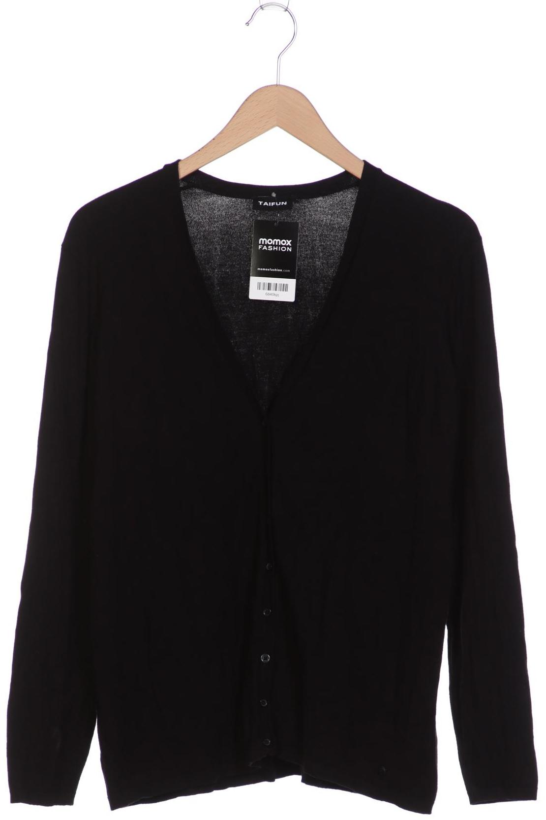 

Taifun Damen Strickjacke, schwarz, Gr. 44