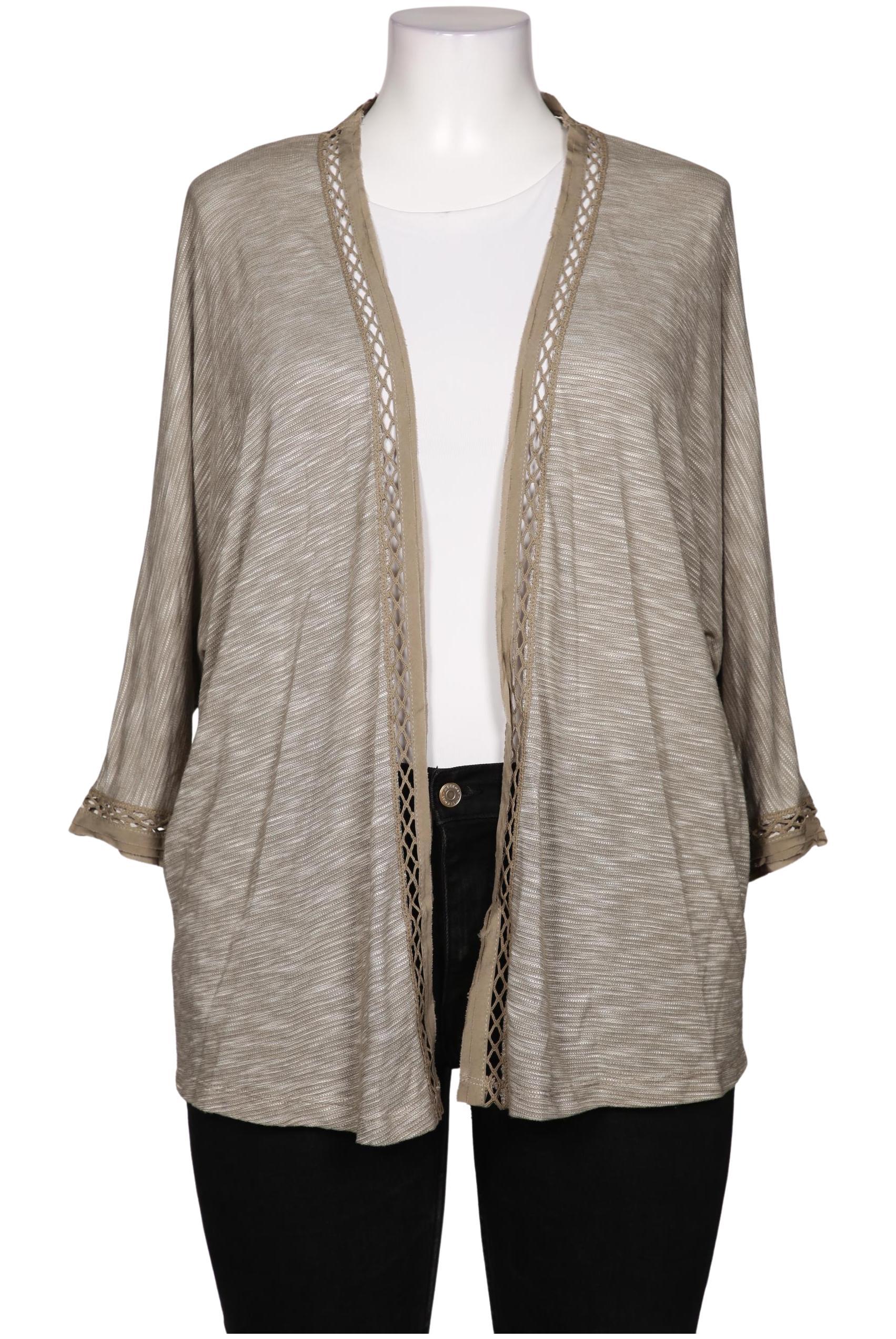 

Taifun Damen Strickjacke, beige, Gr. 46