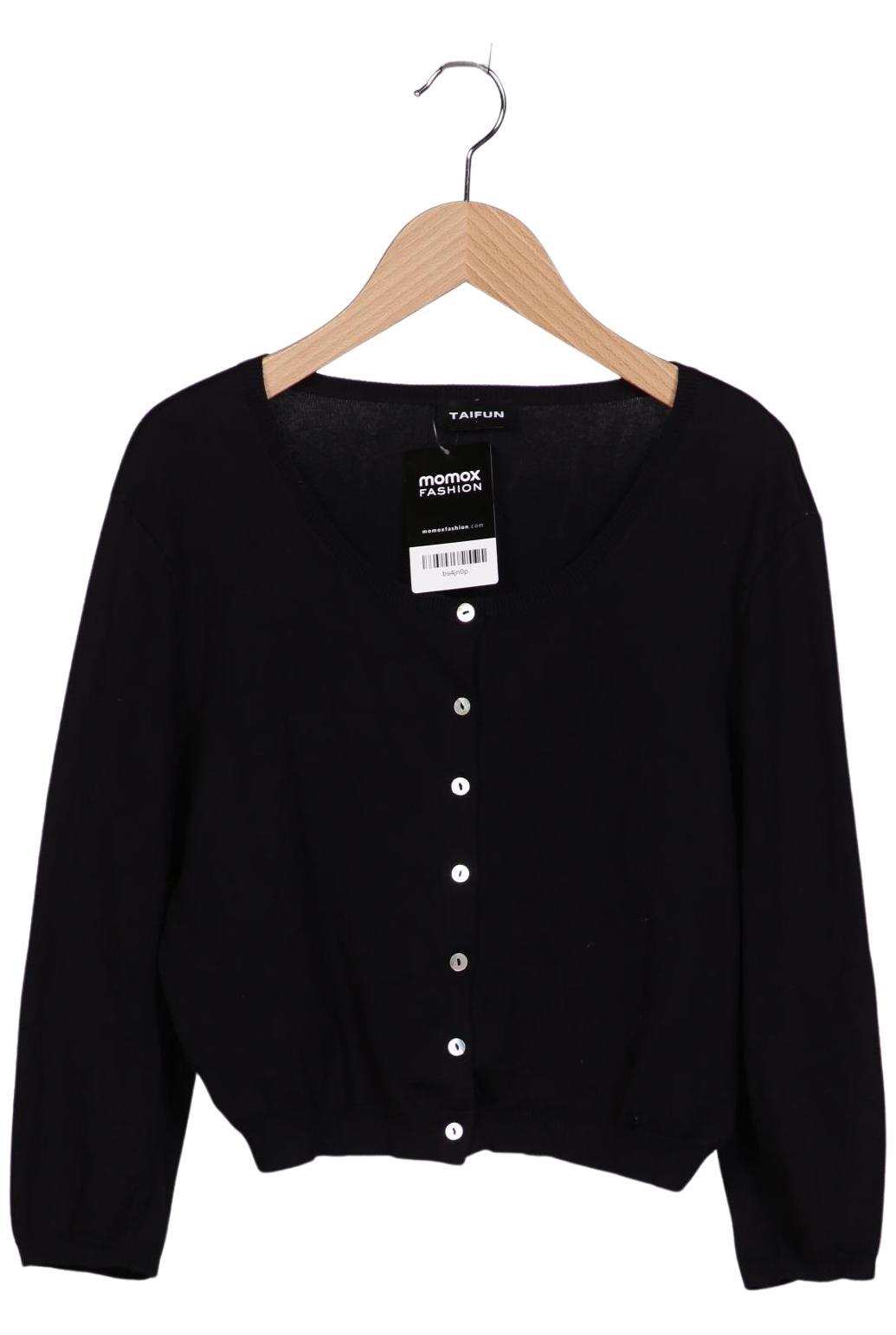 

Taifun Damen Strickjacke, schwarz, Gr. 42