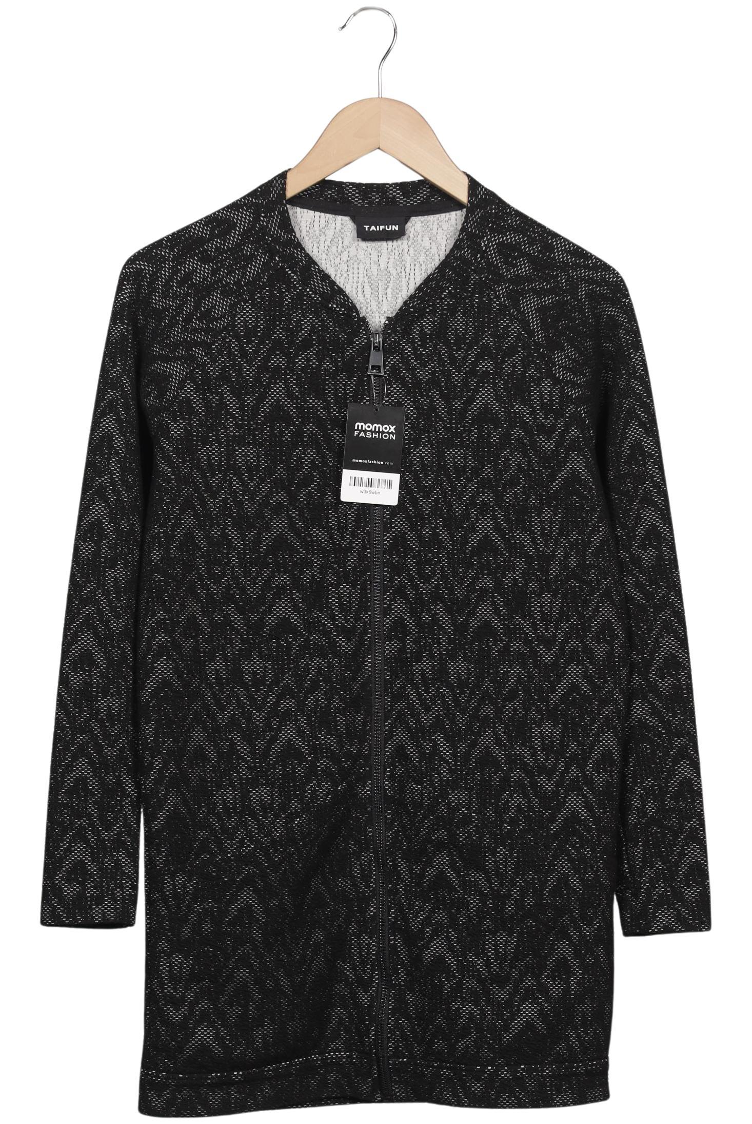 

Taifun Damen Strickjacke, schwarz, Gr. 34