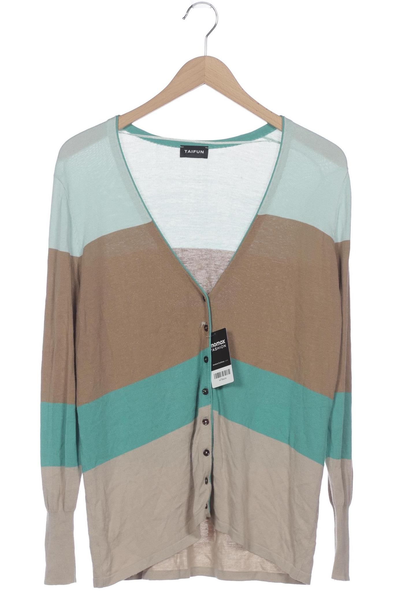 

Taifun Damen Strickjacke, türkis, Gr. 44