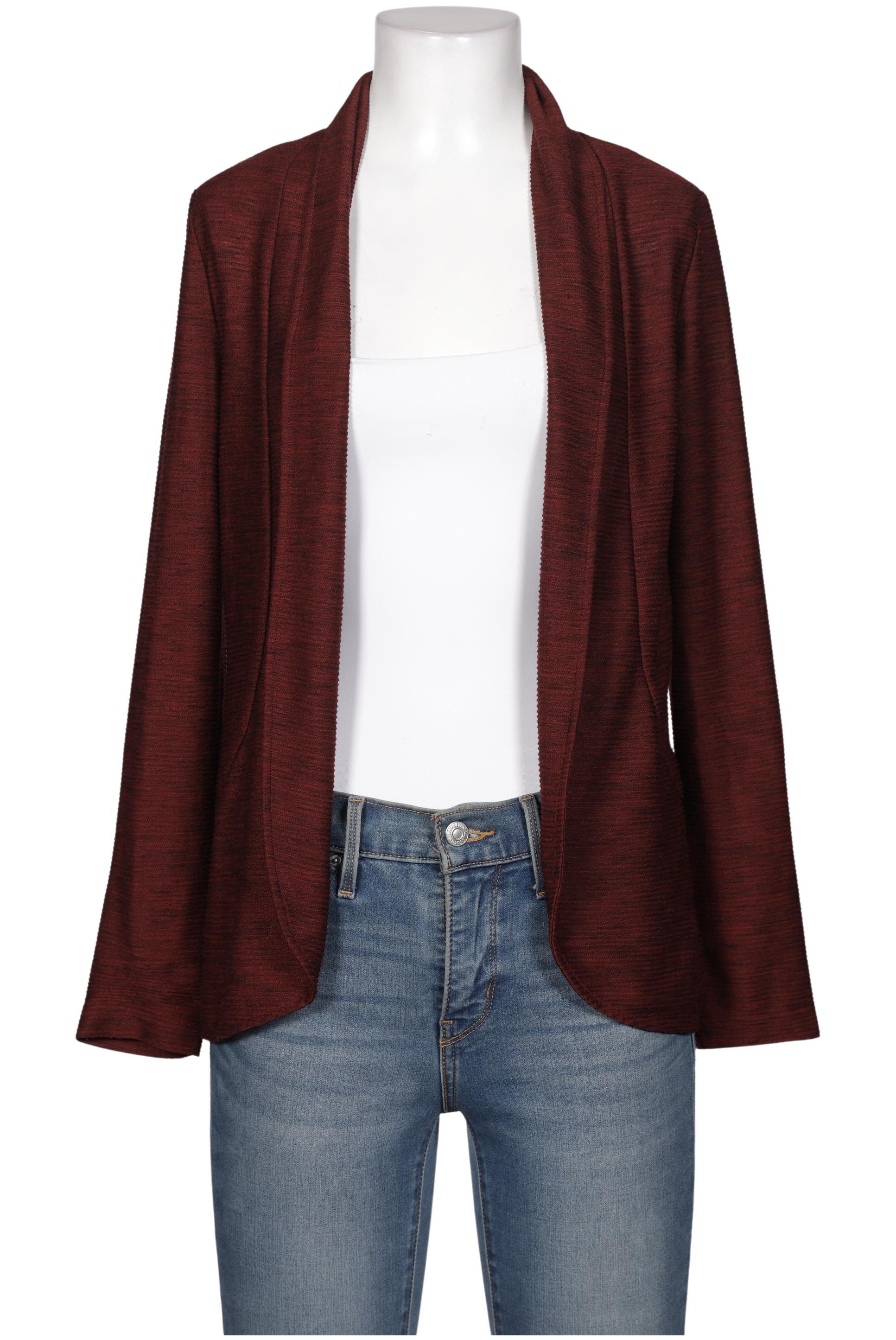 

Taifun Damen Strickjacke, bordeaux, Gr. 38