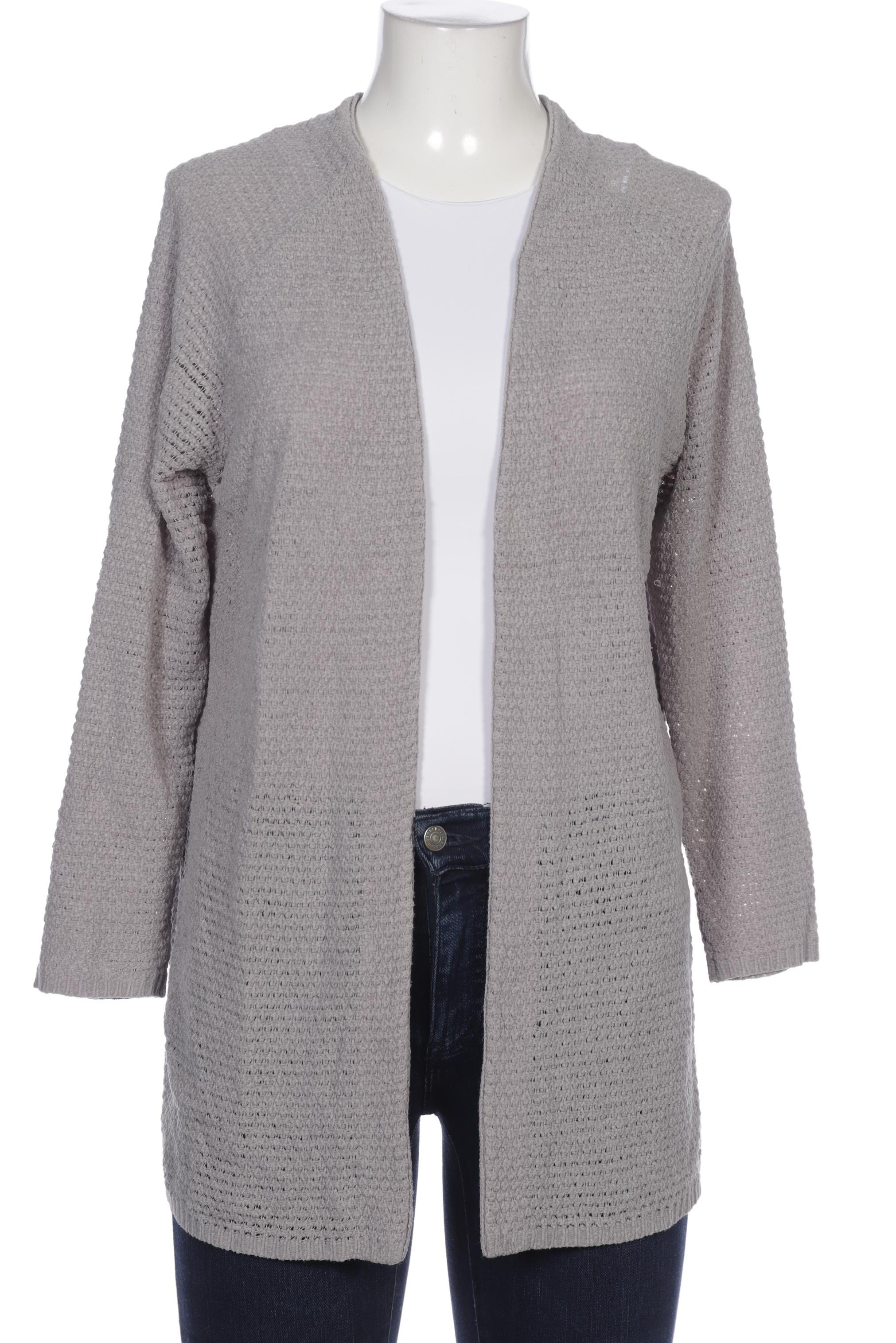 

Taifun Damen Strickjacke, grau, Gr. 40