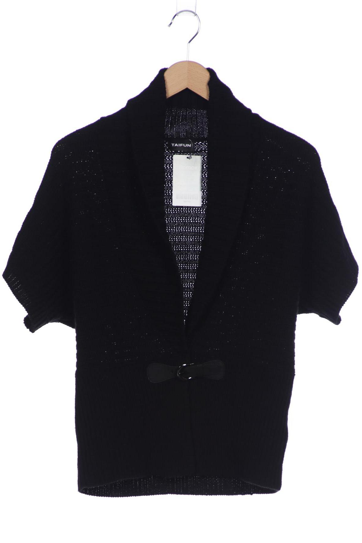 

Taifun Damen Strickjacke, schwarz, Gr. 42