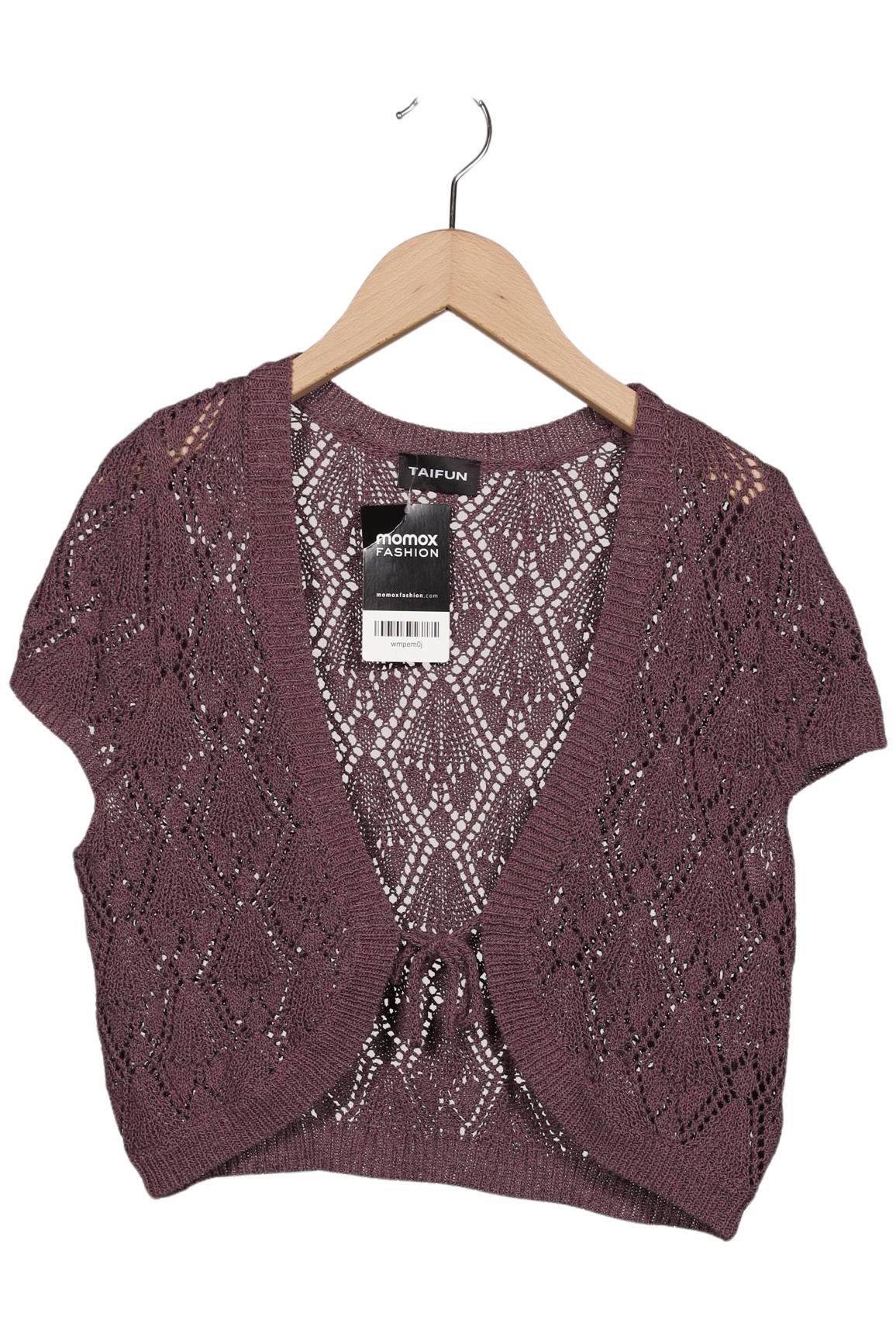 

Taifun Damen Strickjacke, bordeaux, Gr. 40