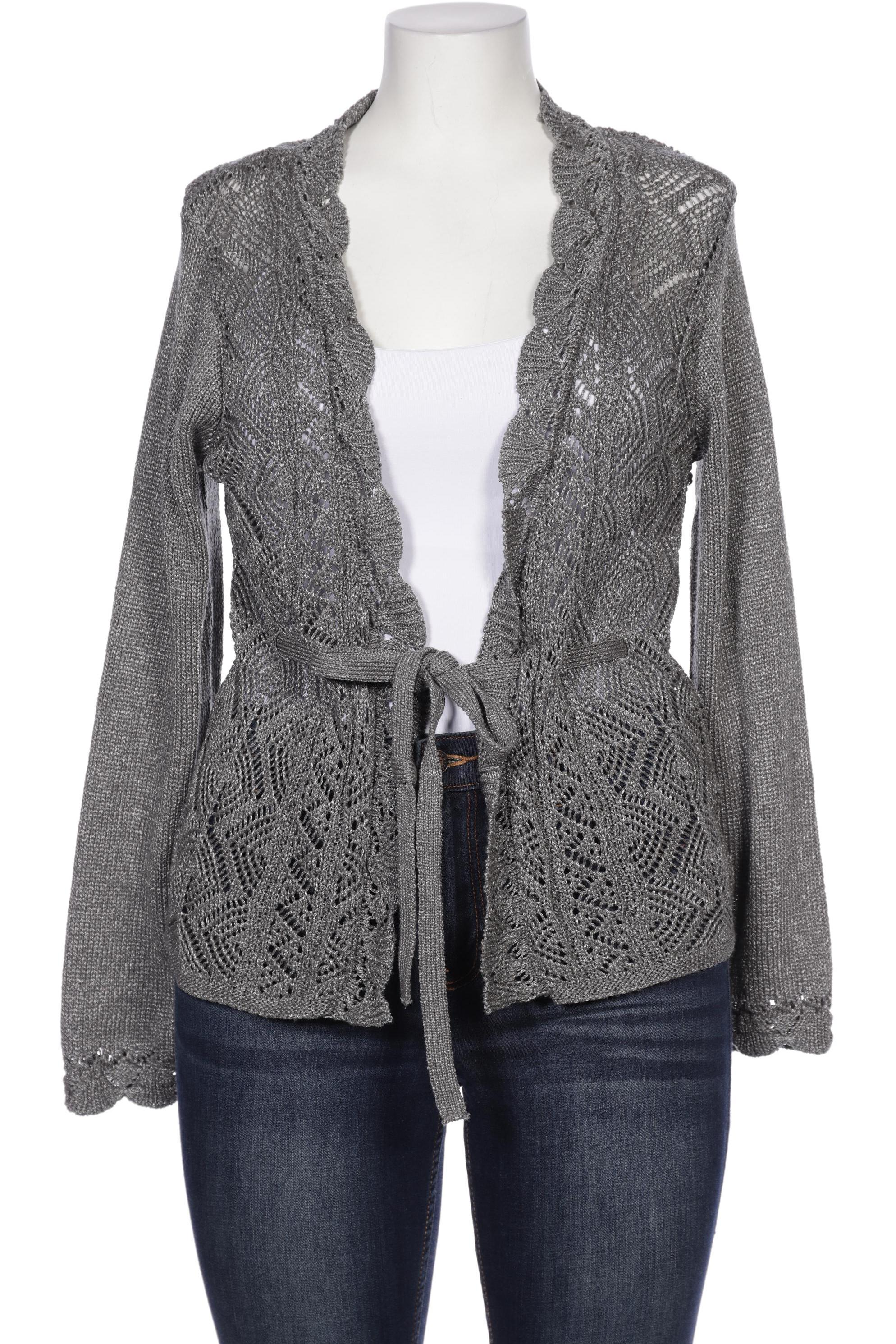

Taifun Damen Strickjacke, grau, Gr. 42