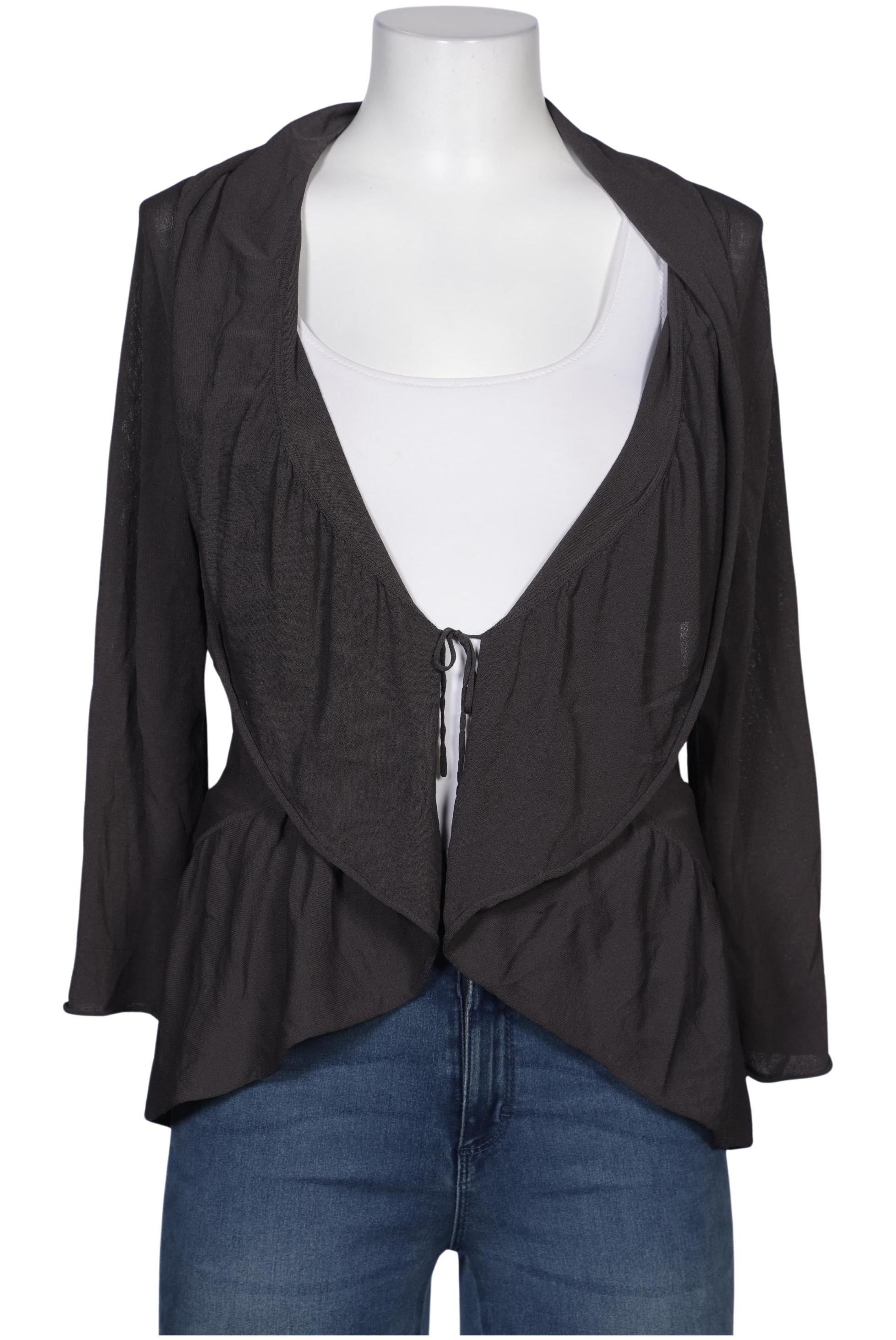 

Taifun Damen Strickjacke, grau, Gr. 42