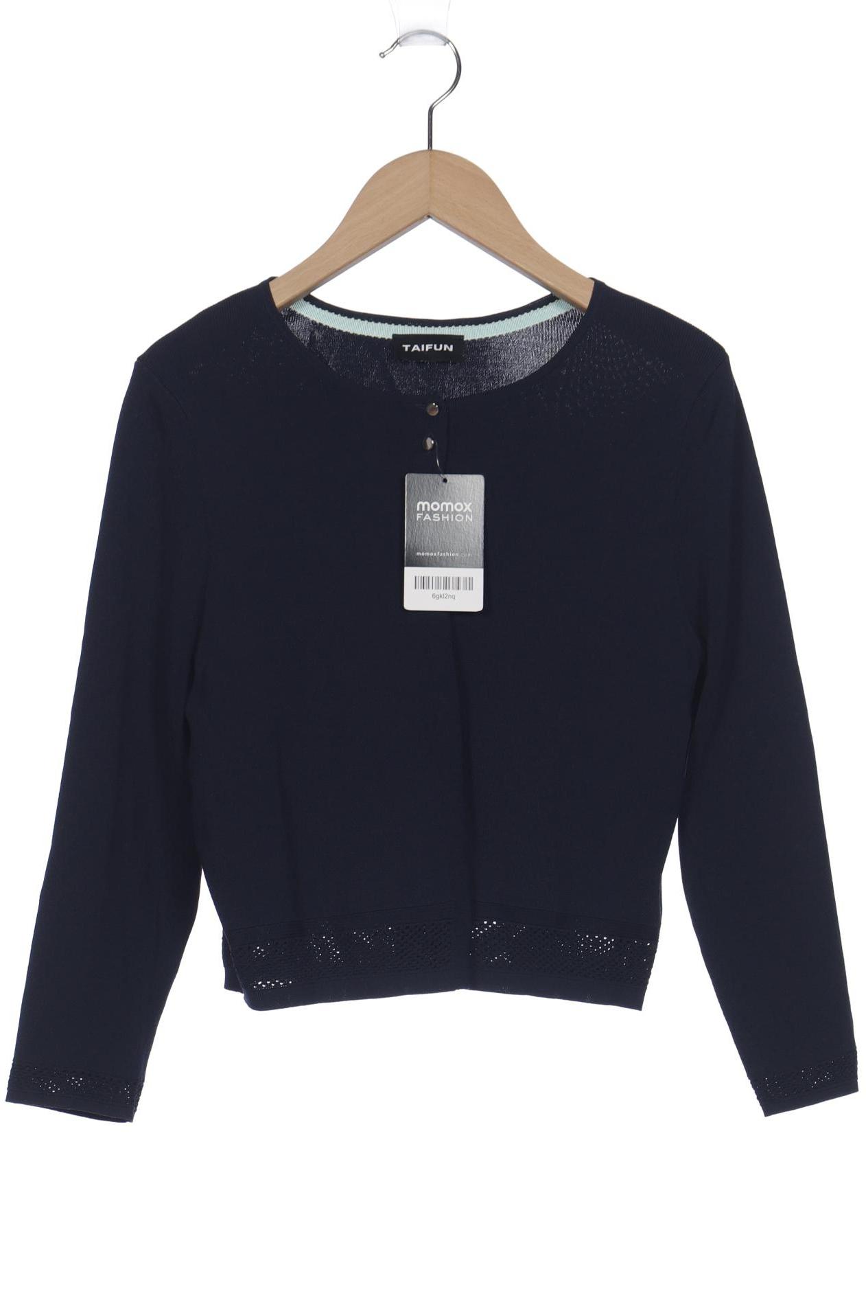 

Taifun Damen Strickjacke, marineblau, Gr. 36