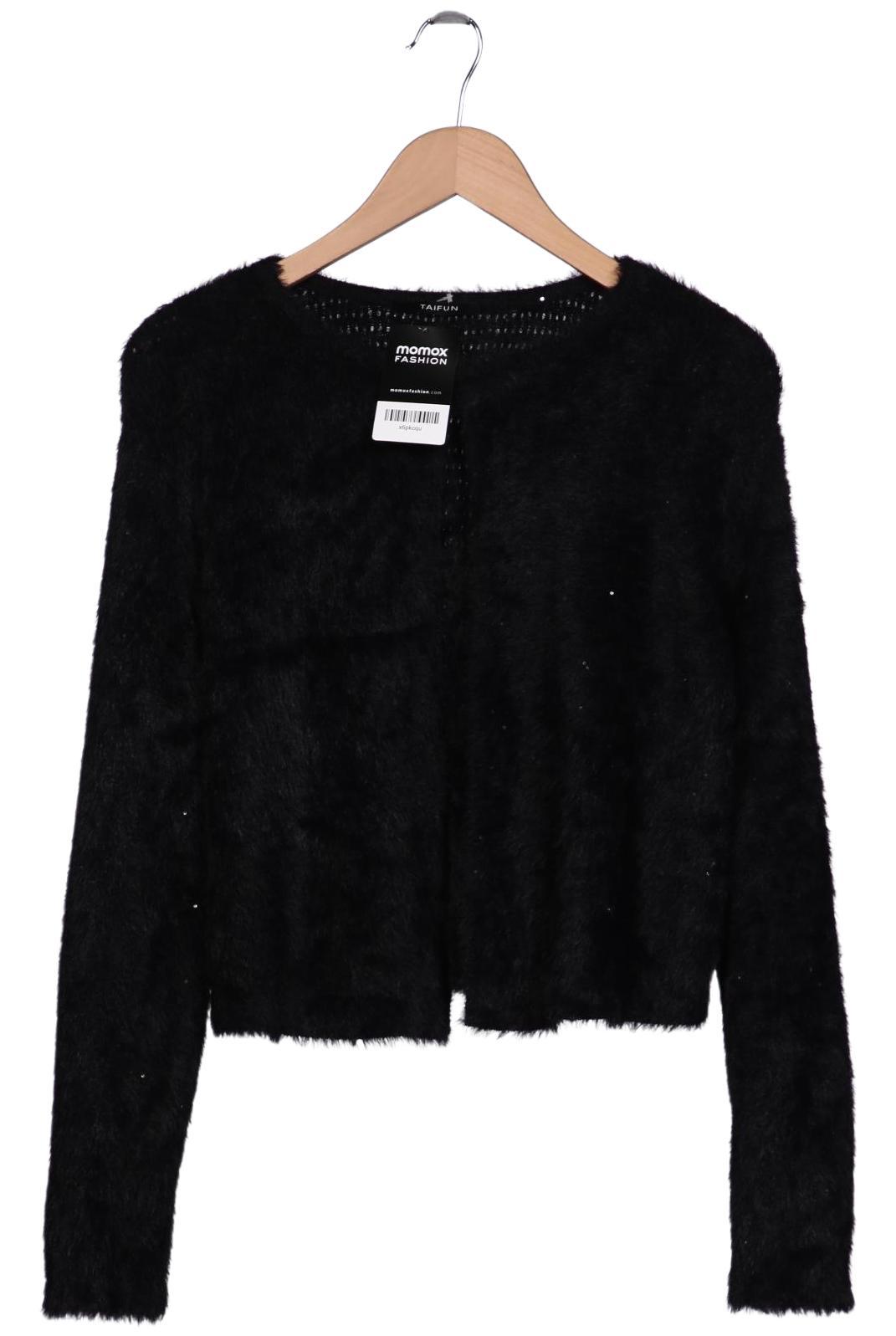 

Taifun Damen Strickjacke, schwarz, Gr. 40