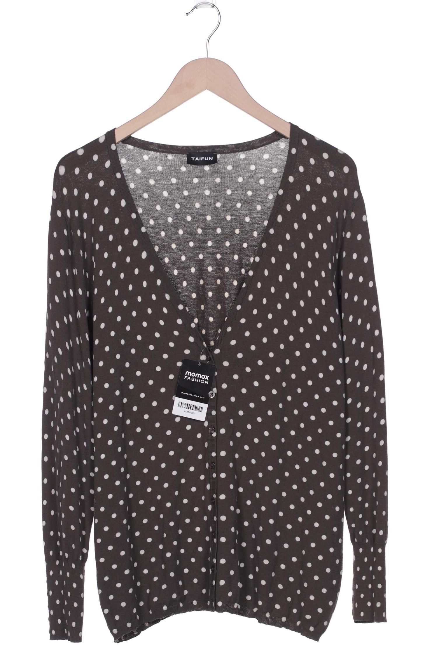 

Taifun Damen Strickjacke, braun, Gr. 46