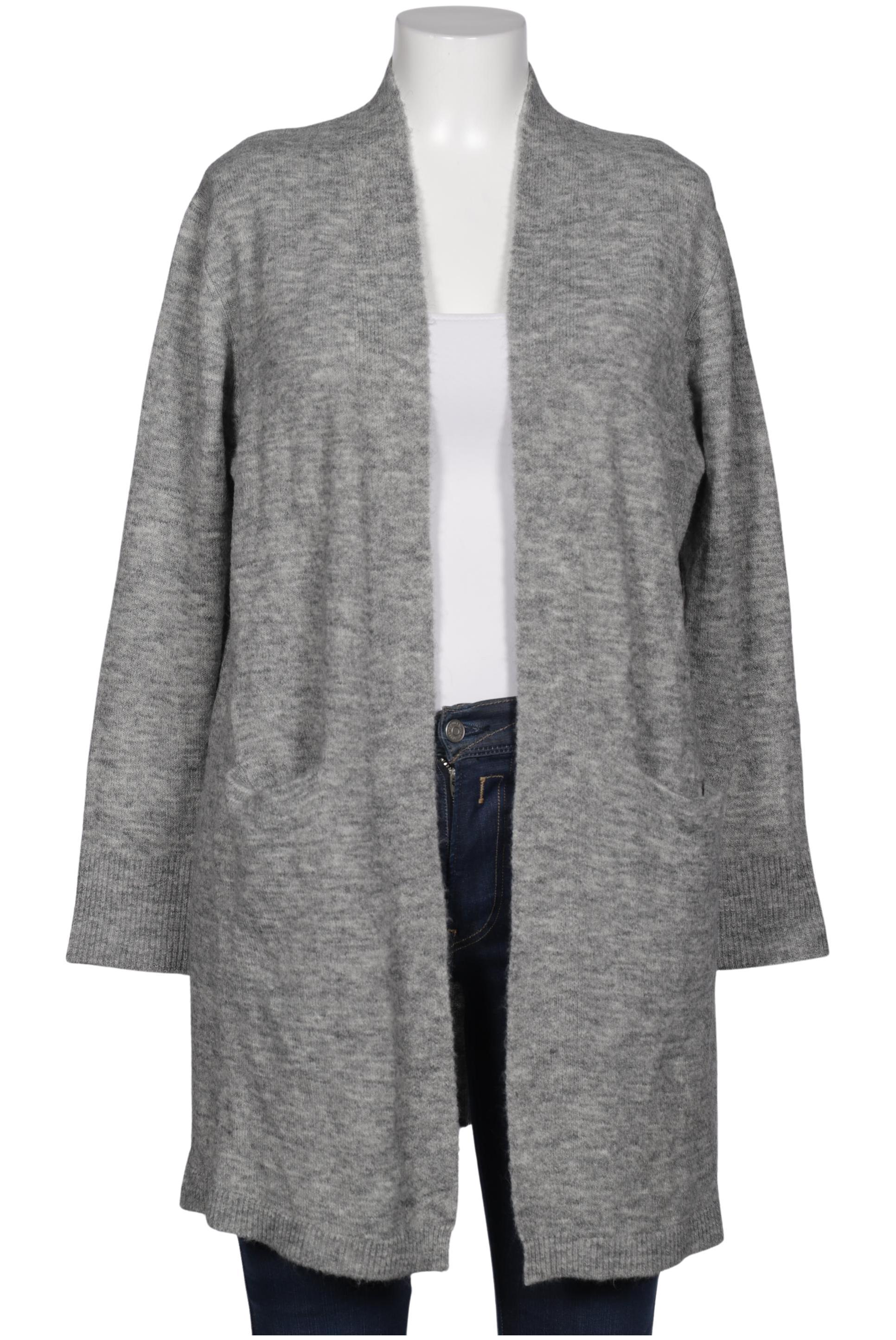

Taifun Damen Strickjacke, grau, Gr. 44