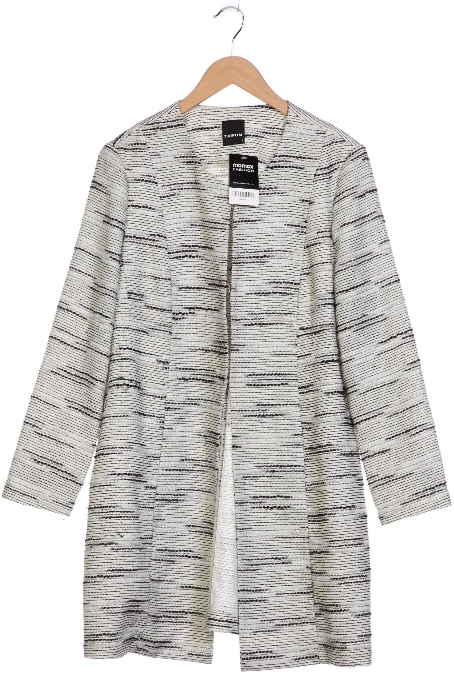 

Taifun Damen Strickjacke, grau, Gr. 44