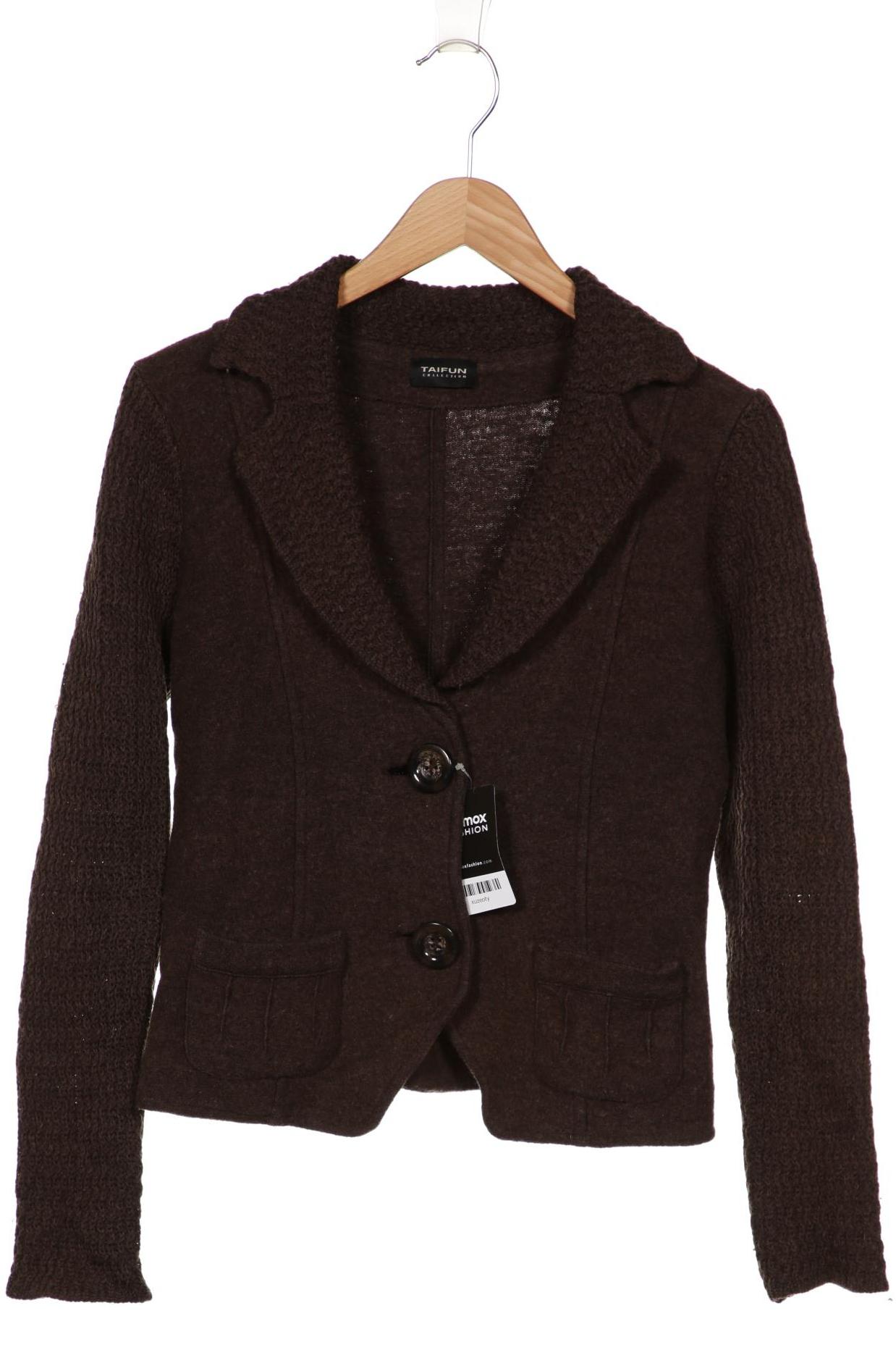 

Taifun Damen Strickjacke, braun, Gr. 38